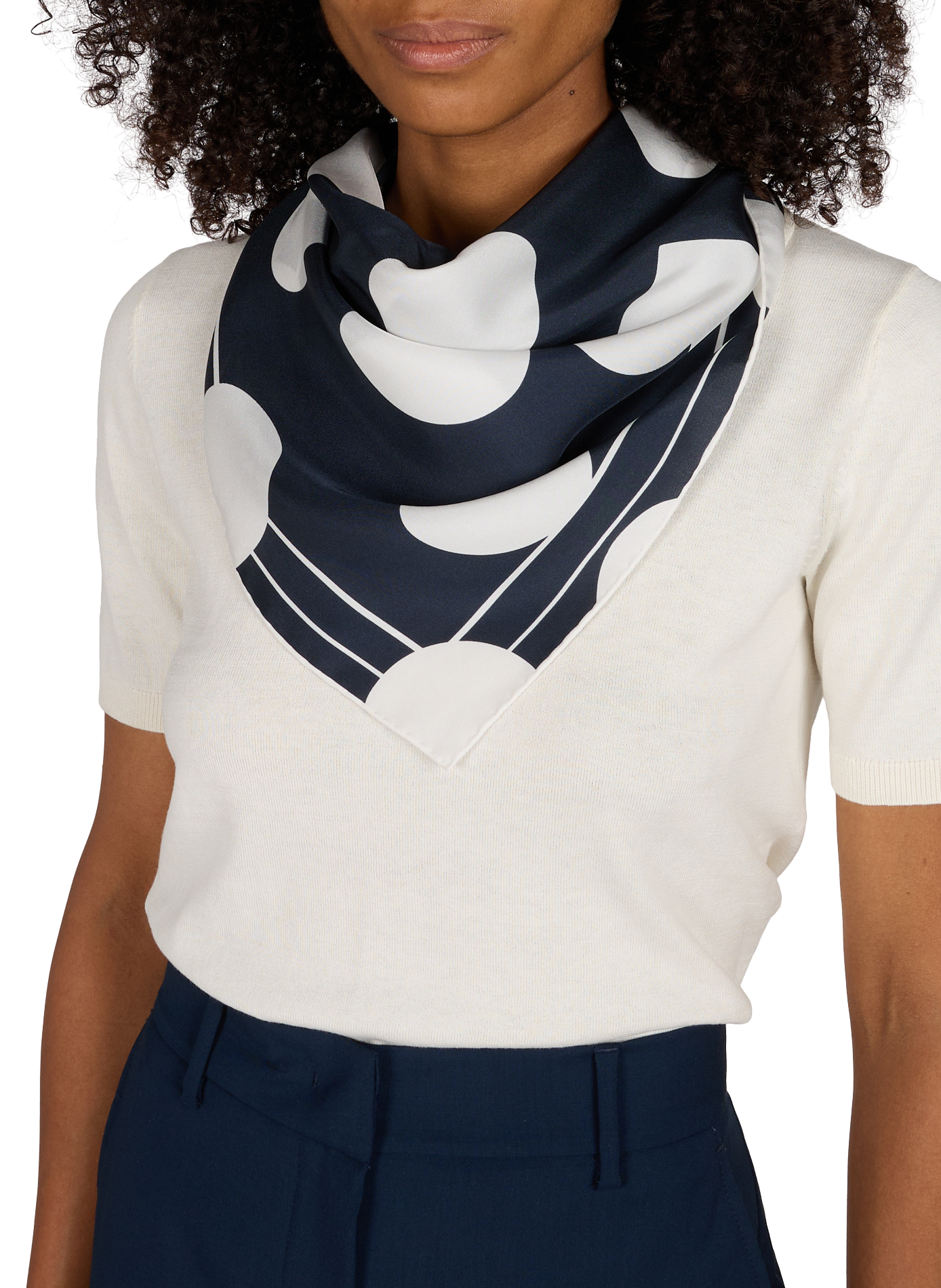 The Heart Silk Scarf JACQUEMUS Black