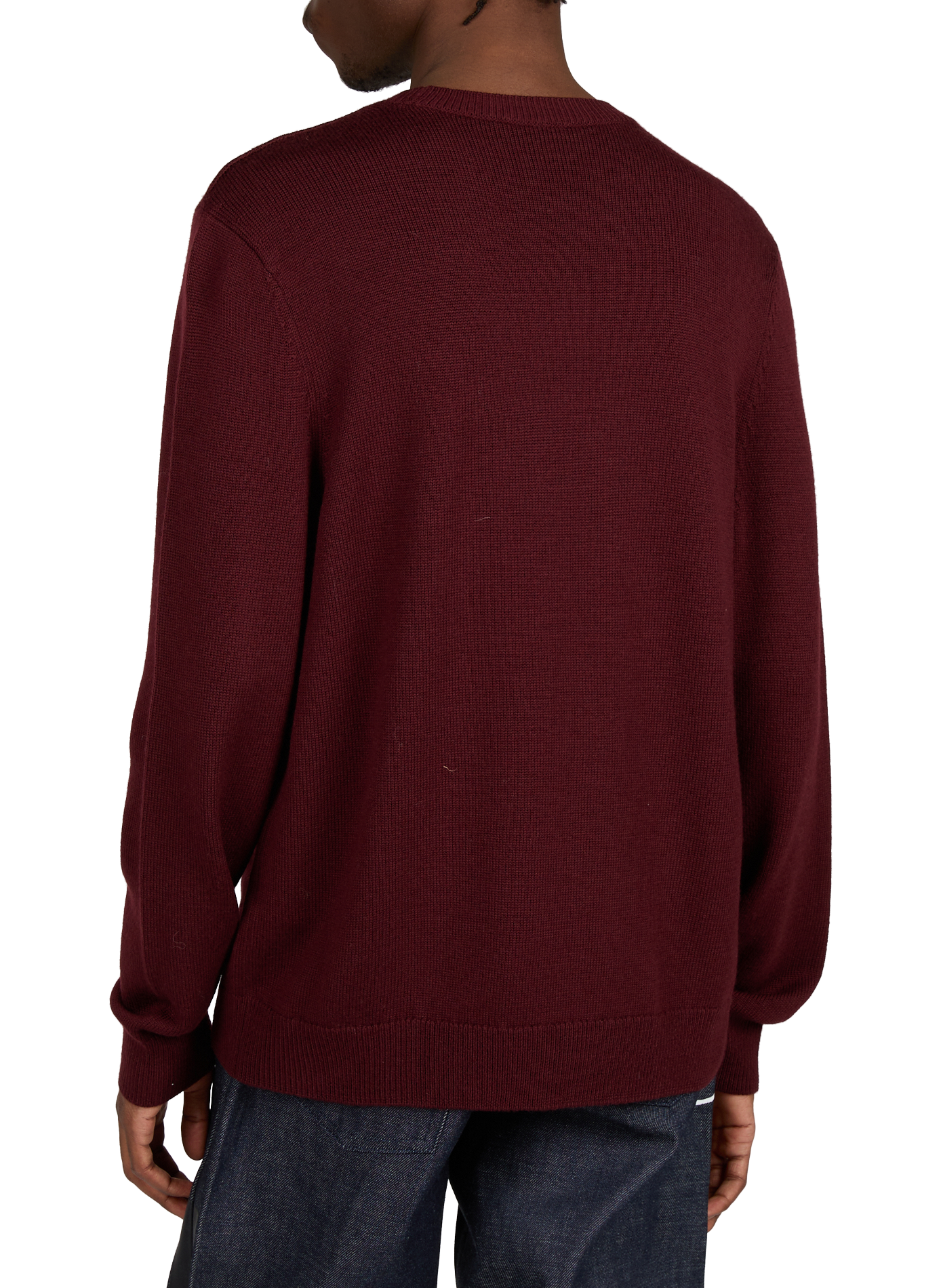 Straight wool logo sweater A.P.C. Red