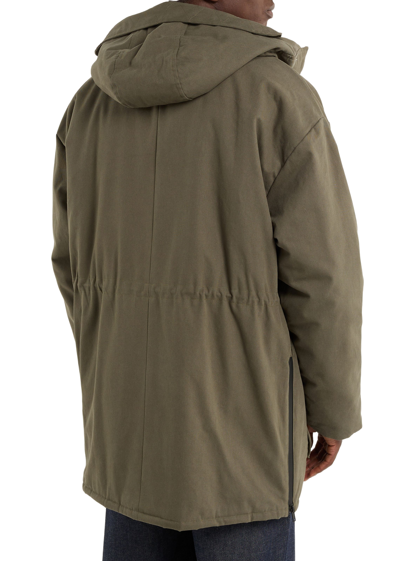 Cotton hooded parka SAISON 1865 Khaki