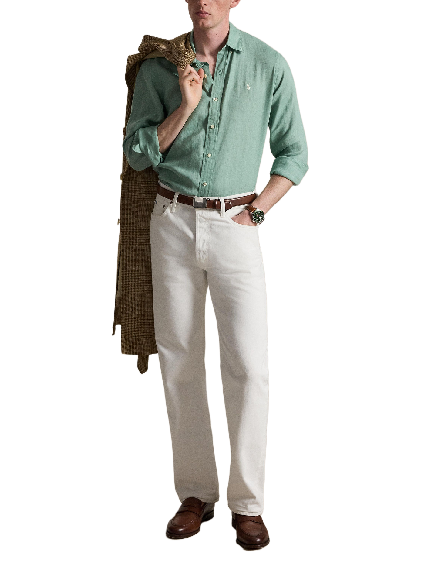 Linen shirt POLO RALPH LAUREN Blue