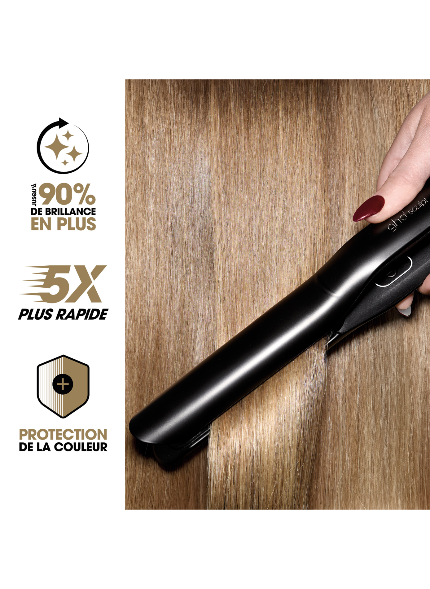 Lisseur GHD Sculp GHD Noir