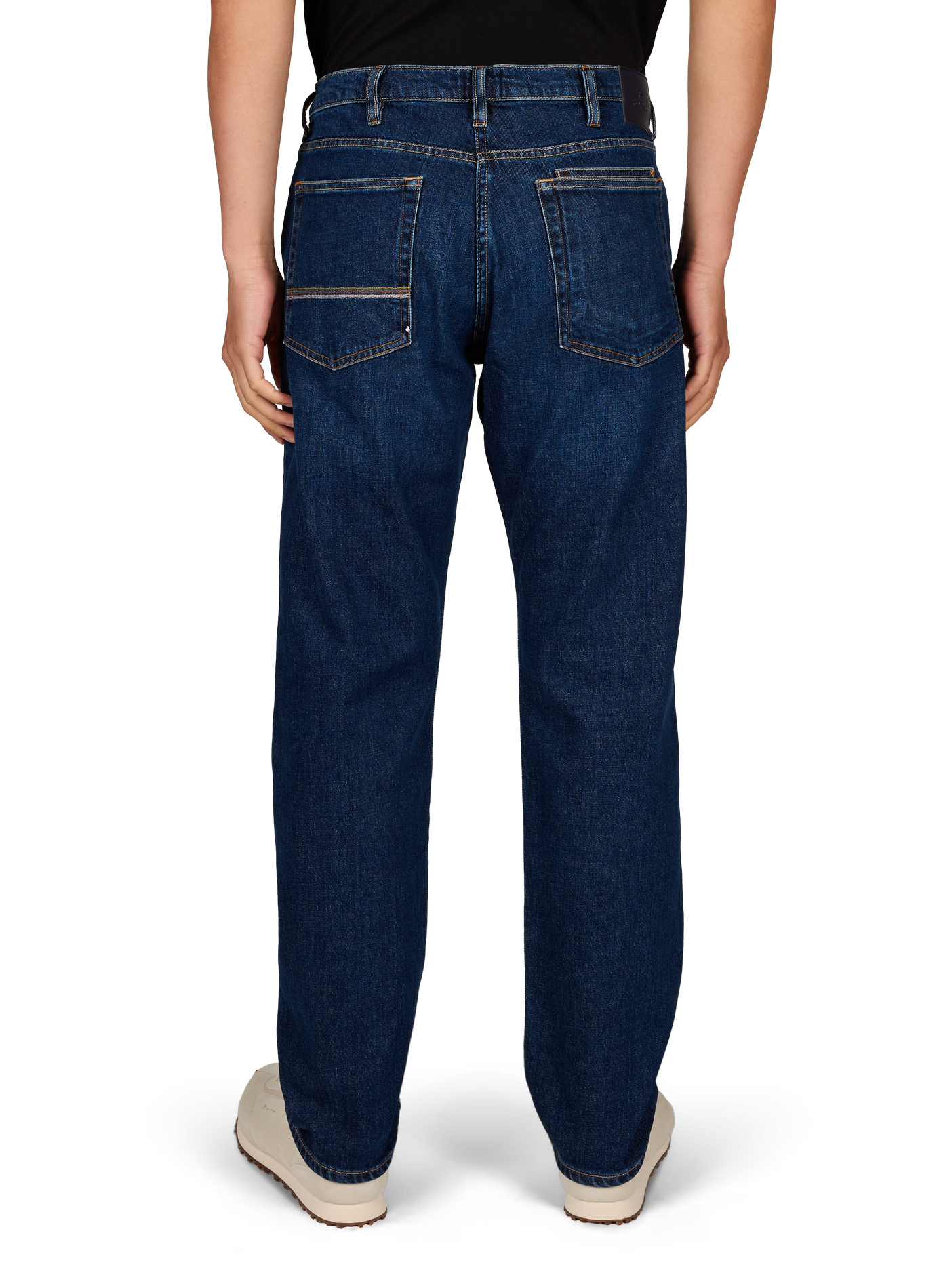 Straight-leg cotton-blend jeans PAUL SMITH Blue
