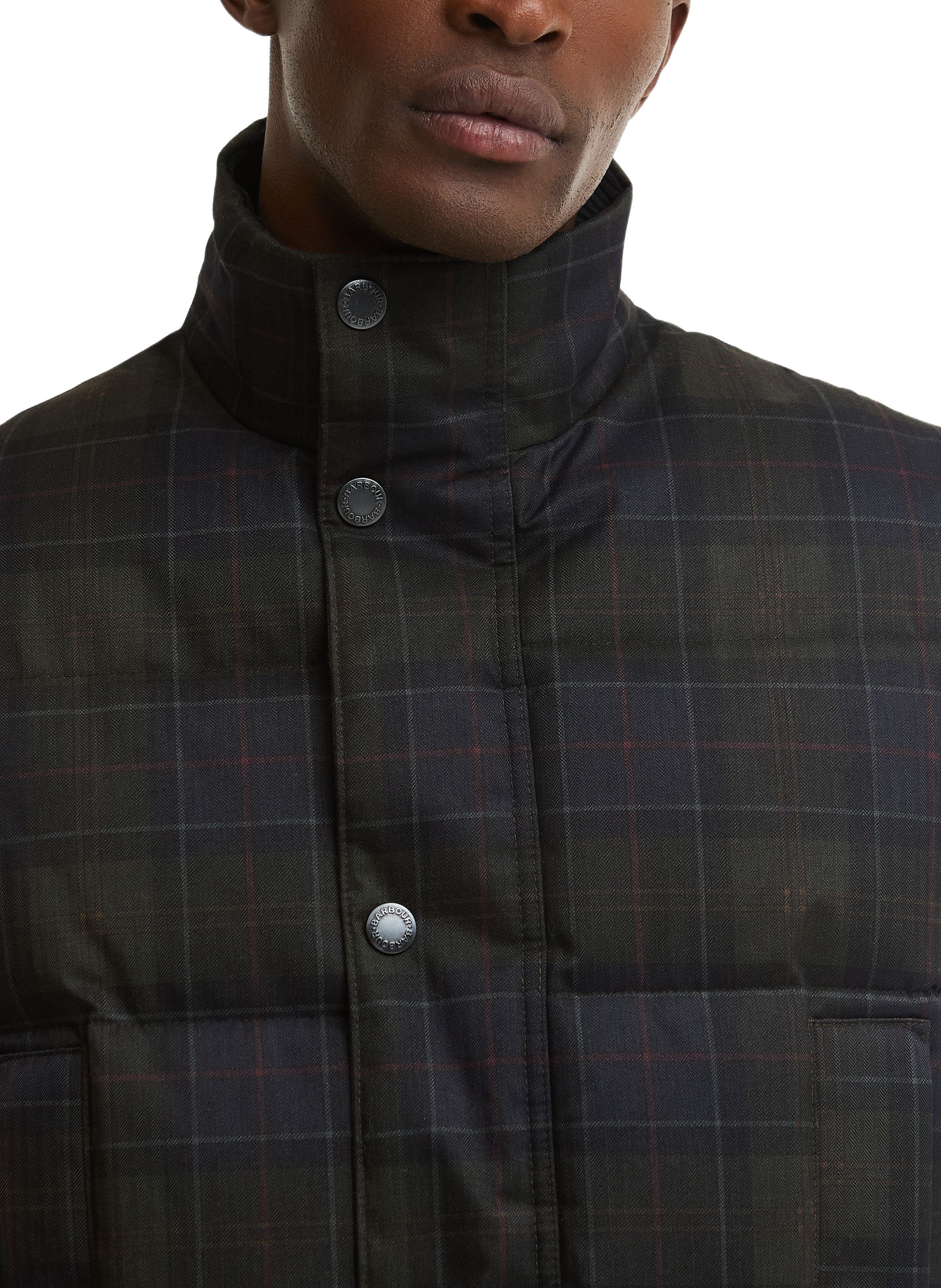 Doudoune col montant BARBOUR Multicolore