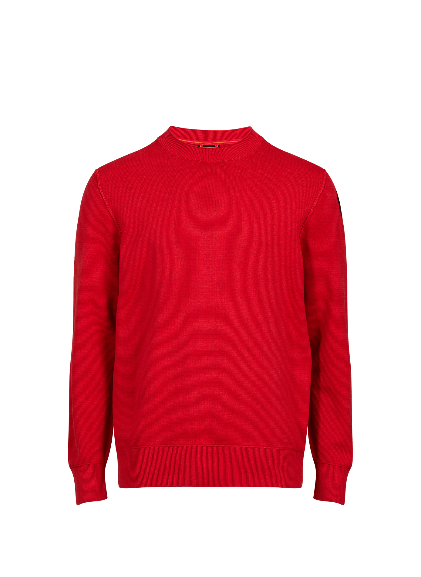 Straight round neck sweater in blended cotton PARAJUMPERS Red