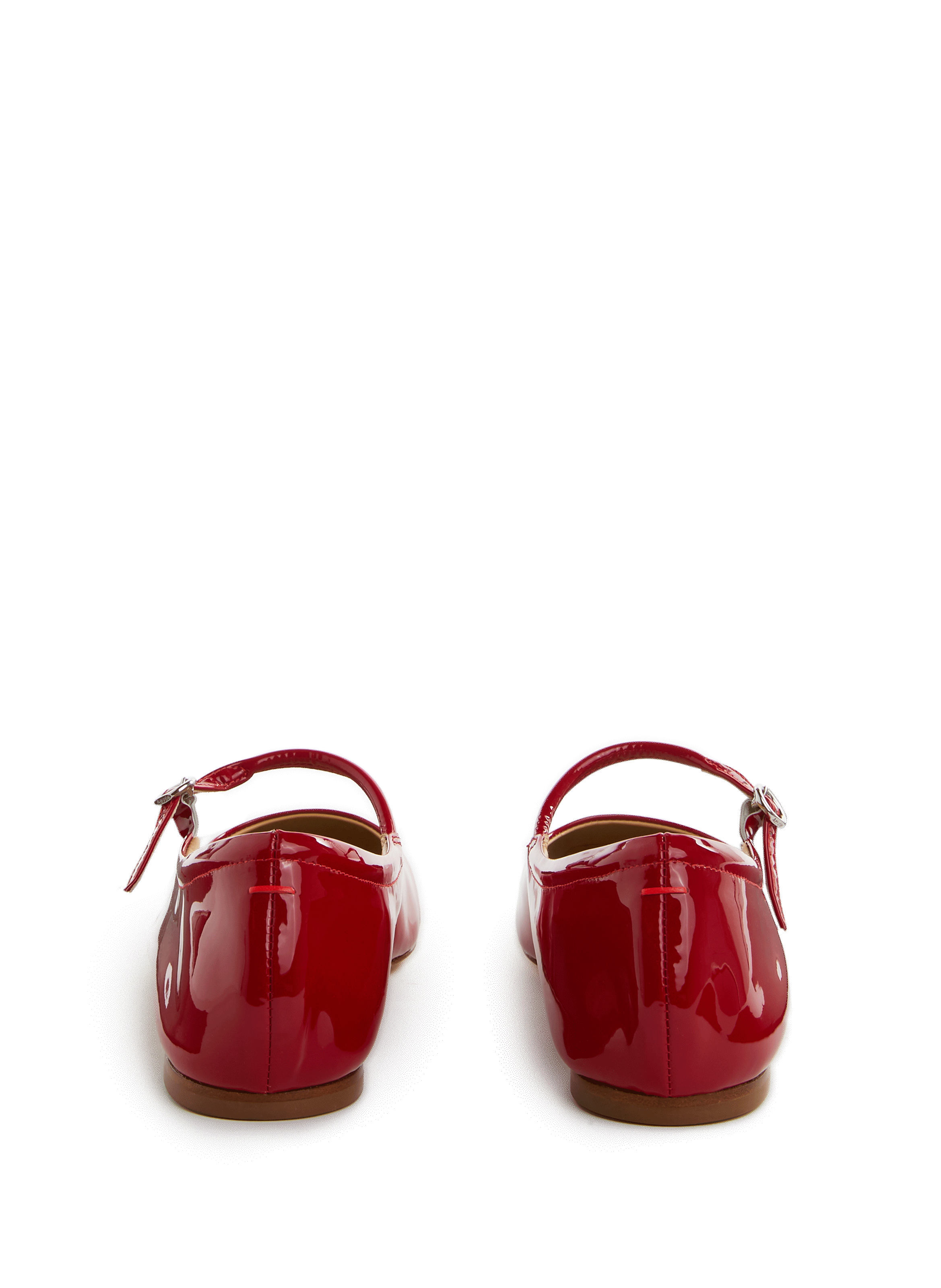 Ballerines Uma en cuir verni AEYDE Rouge