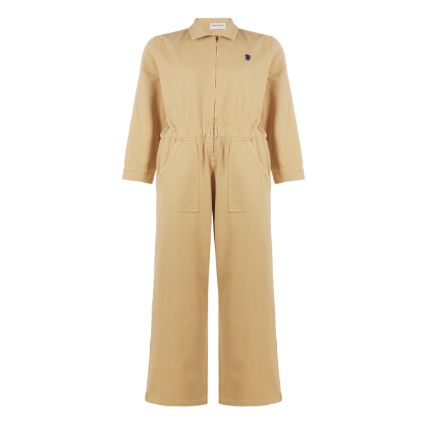 Bobo Choses Cotton Dungarees In Brown