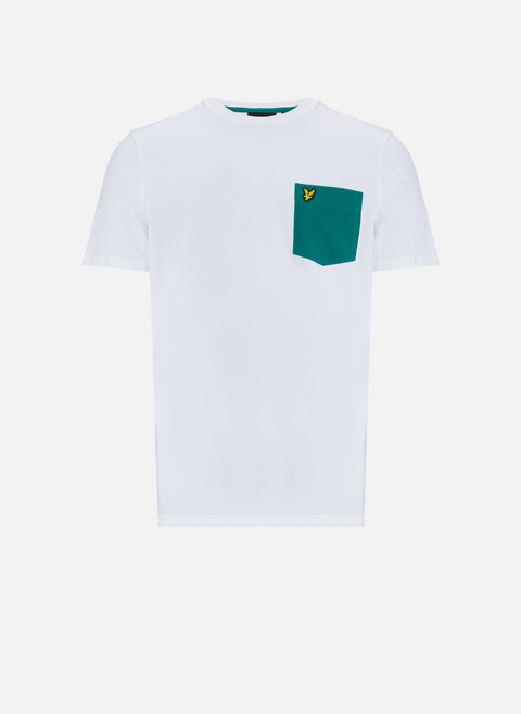 Baumwoll-T-Shirt WeißLYLE & SCOTT 