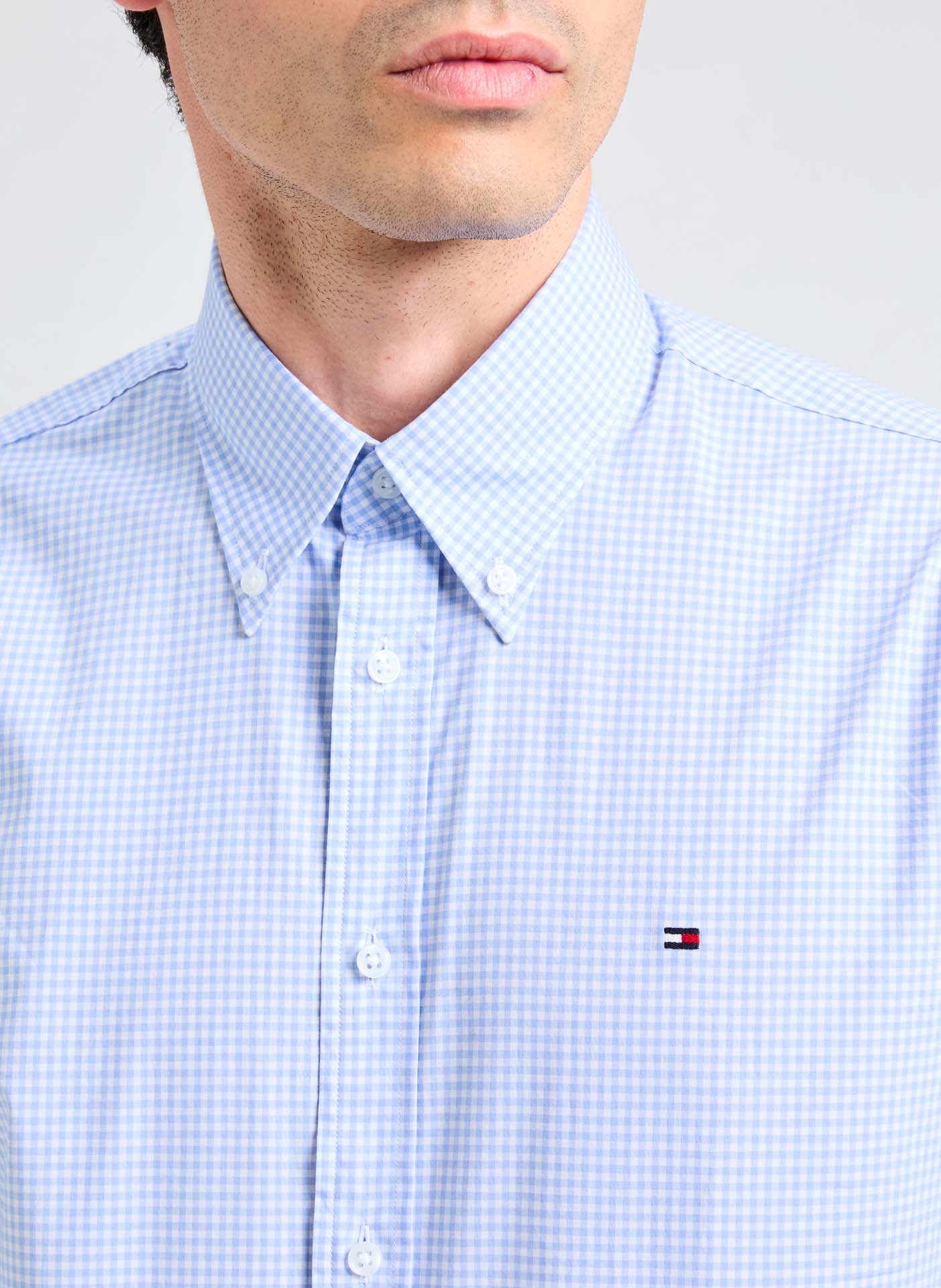 Checked shirt Blue