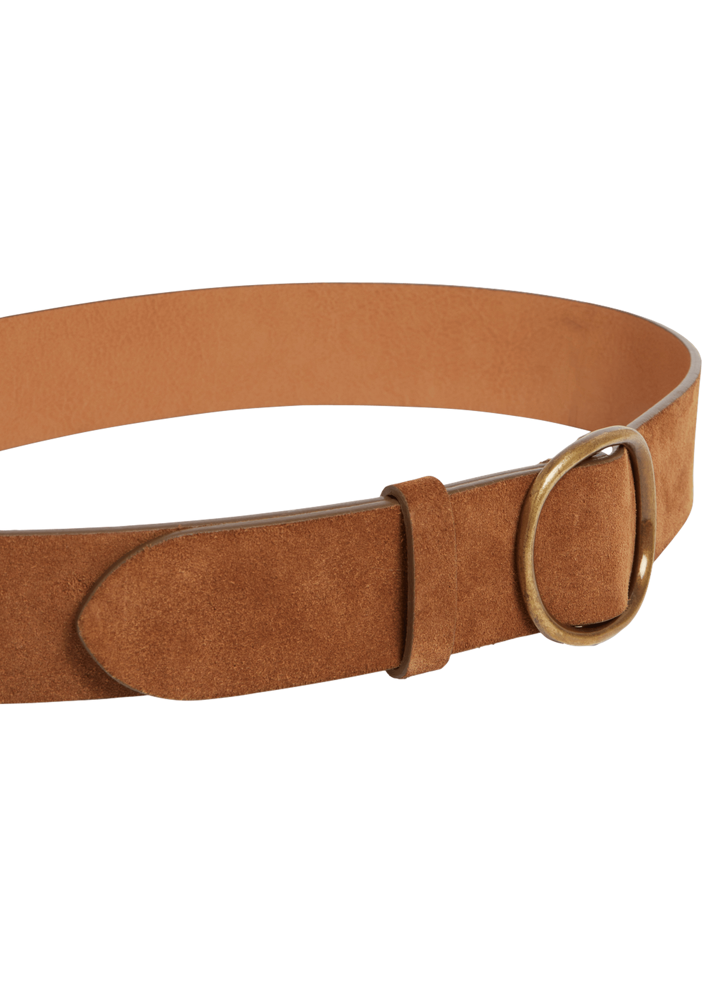 Ceinture Large En Daim Beige Gérard Darel – Taille 90 – Occasion – Boucle élégante – Fabrication Française