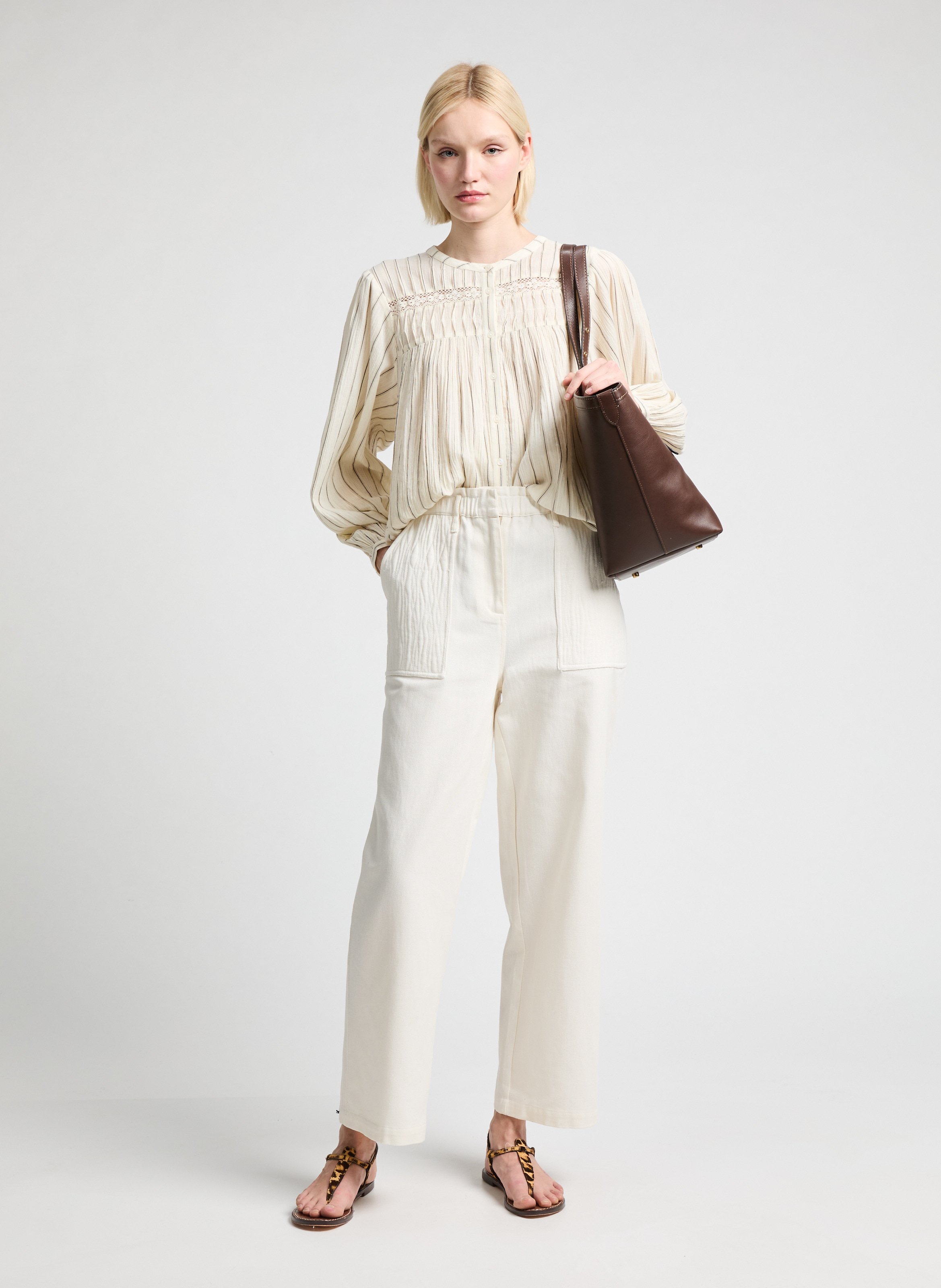 Sac à main en cuir Gramercy COACH Marron