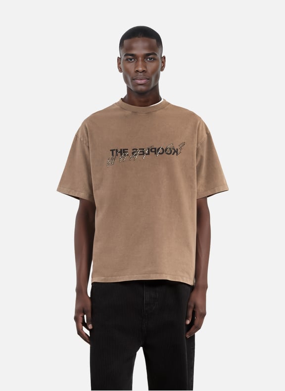 T-shirt manches courtes what is Marron by THE KOOPLES THE KOOPLES T-shirt manches courtes what is Marron