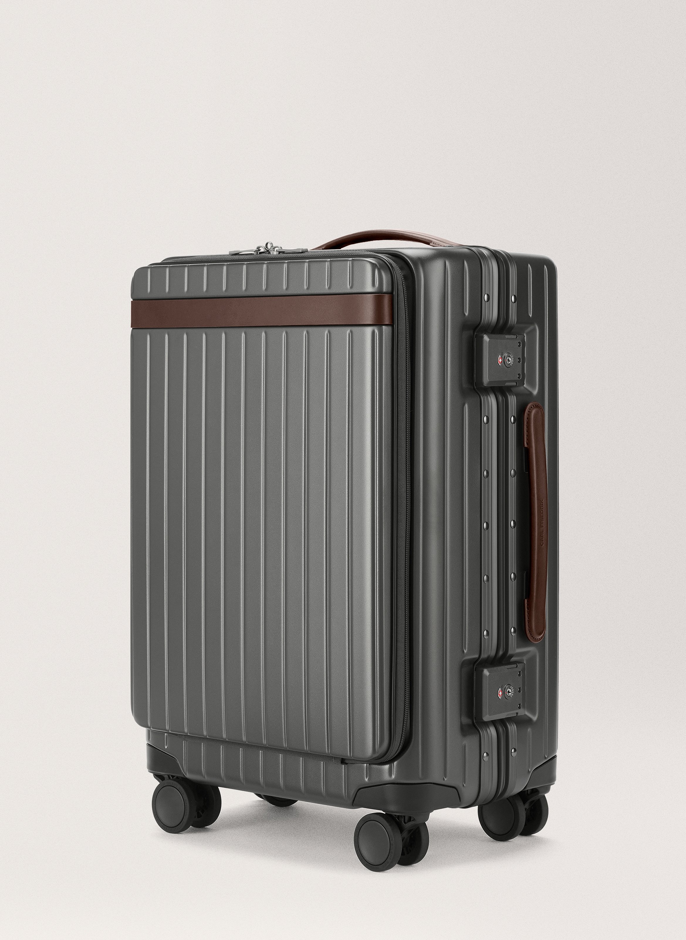 Valise 'the carry-on x' en polycarbonate CARL FRIEDRIK Gris