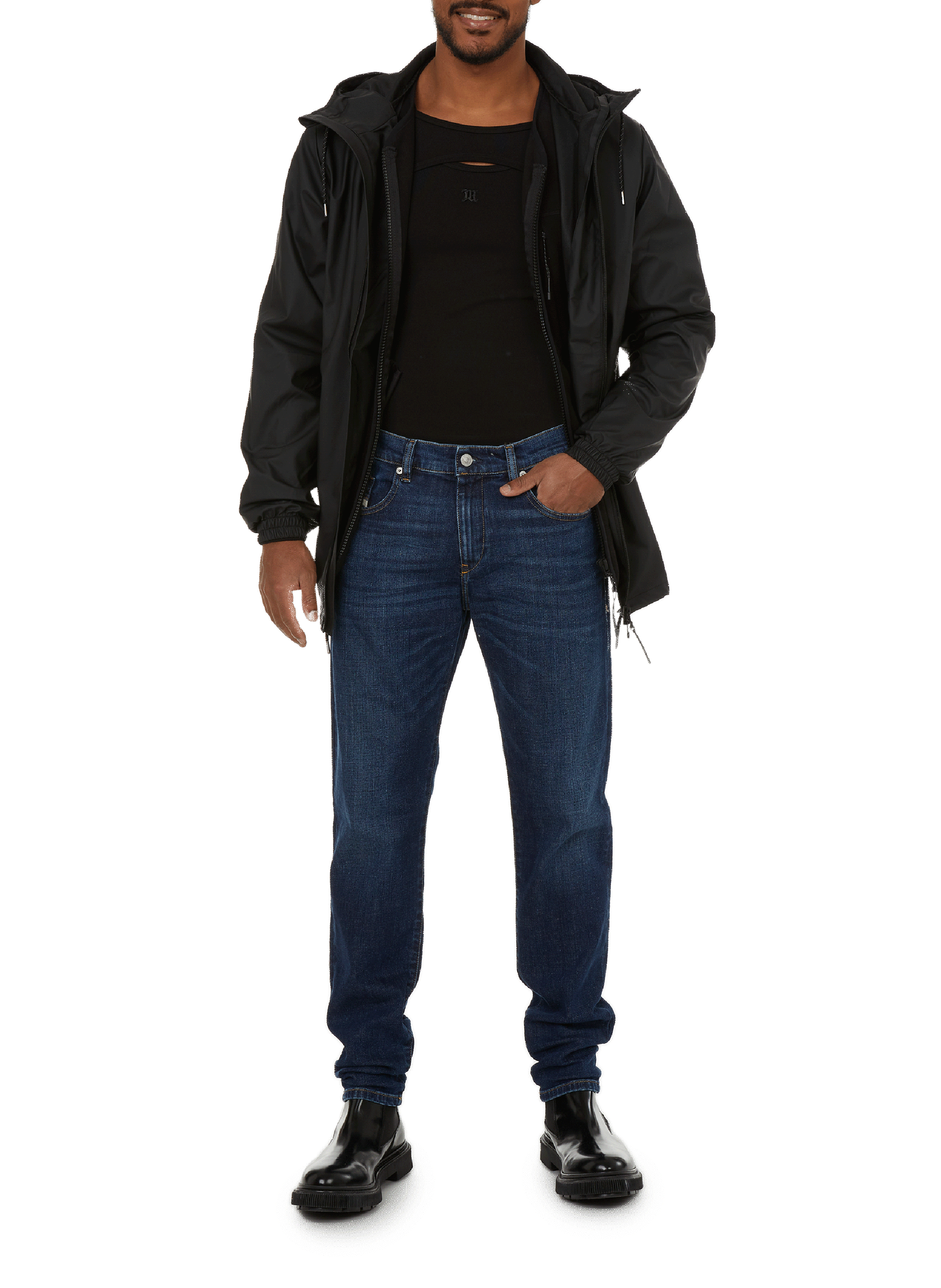 Fleece jacket RAINS Black