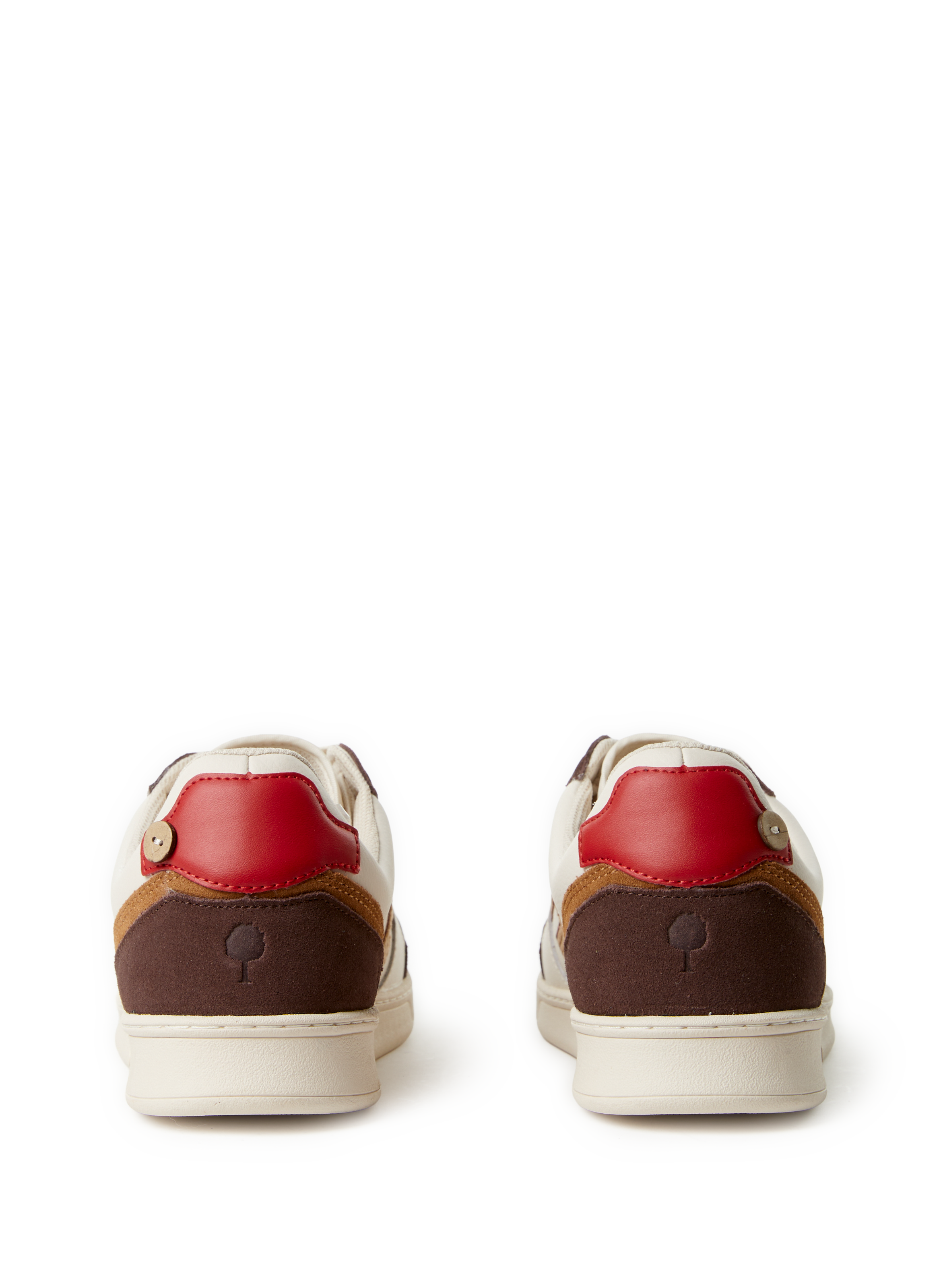 Baskets en cuir mélangé FAGUO Multicolore