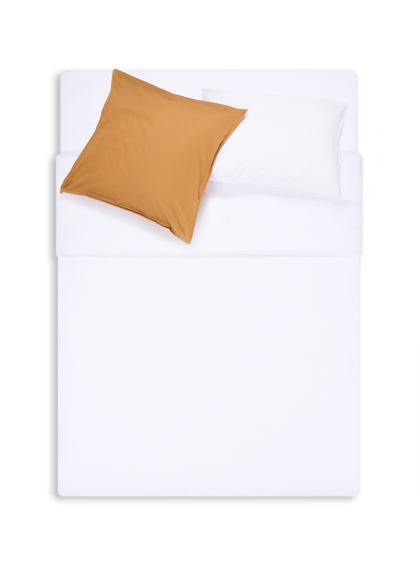 Housse de couette en satin lavé AU PRINTEMPS PARIS Doré