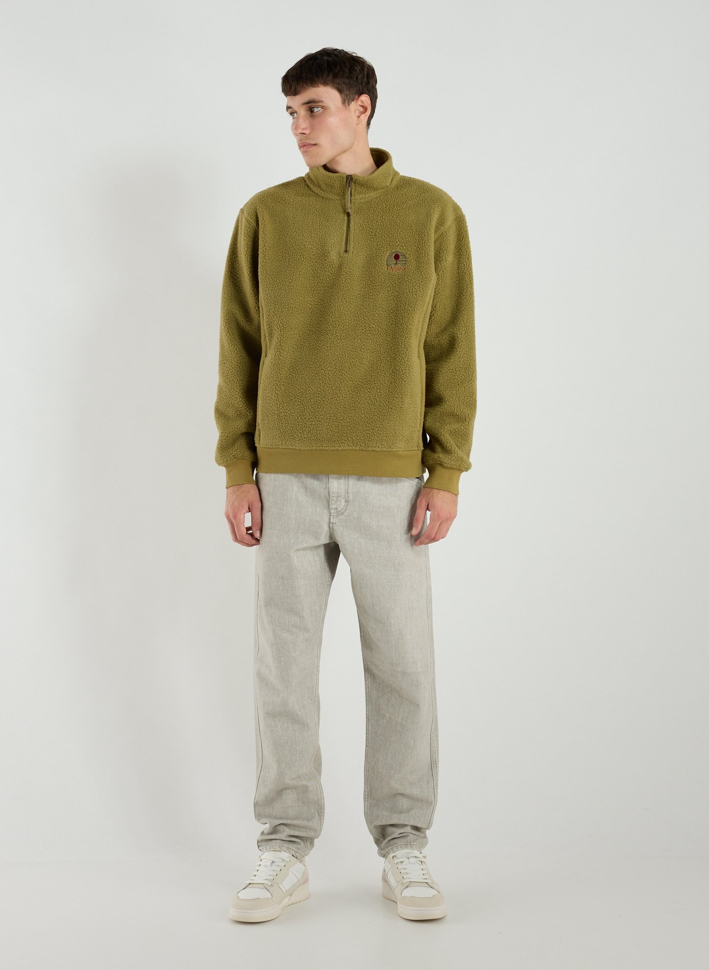 Pantalon en coton CLOSED Gris