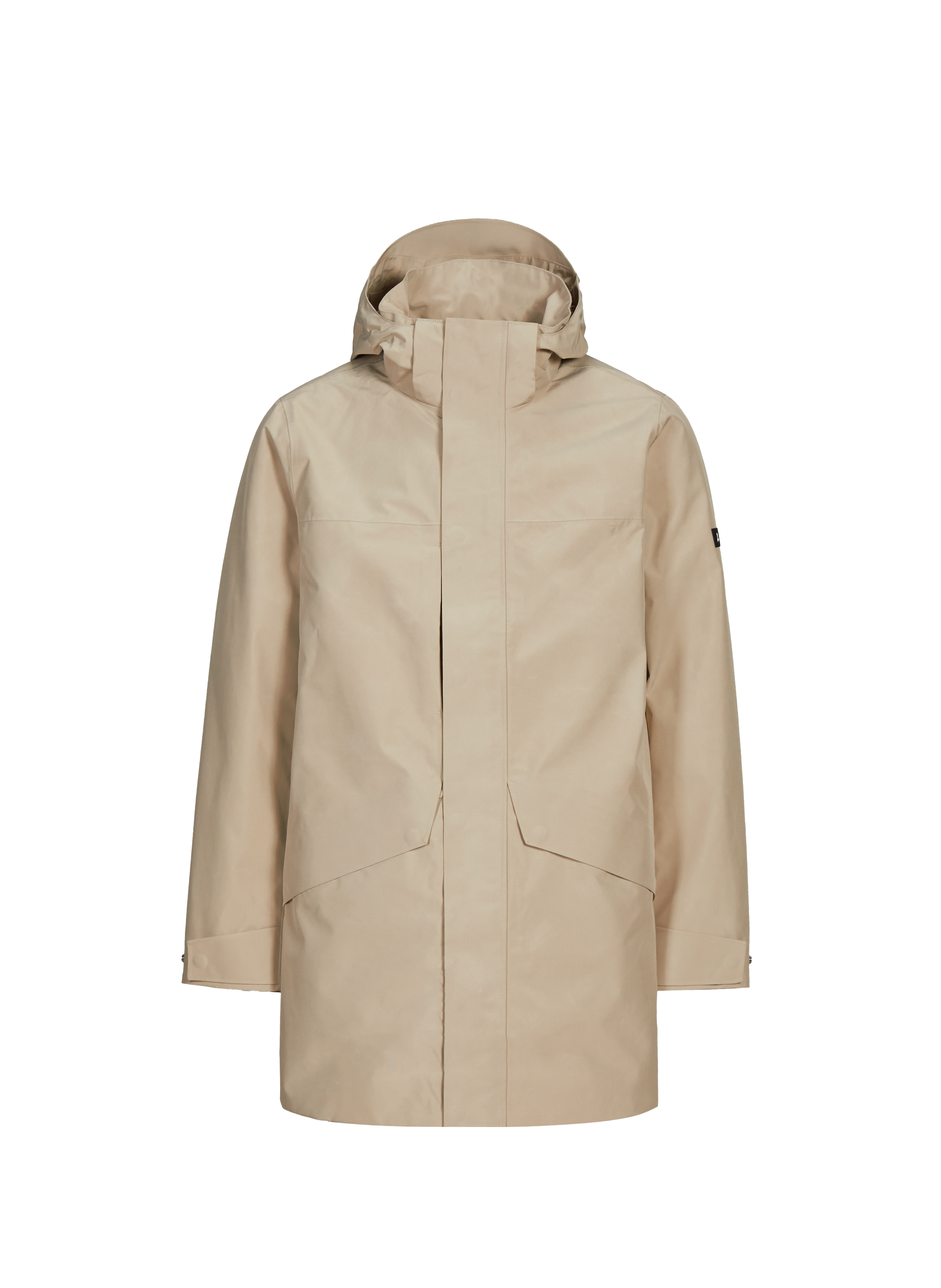 Waterproof hooded parka AIGLE Blue