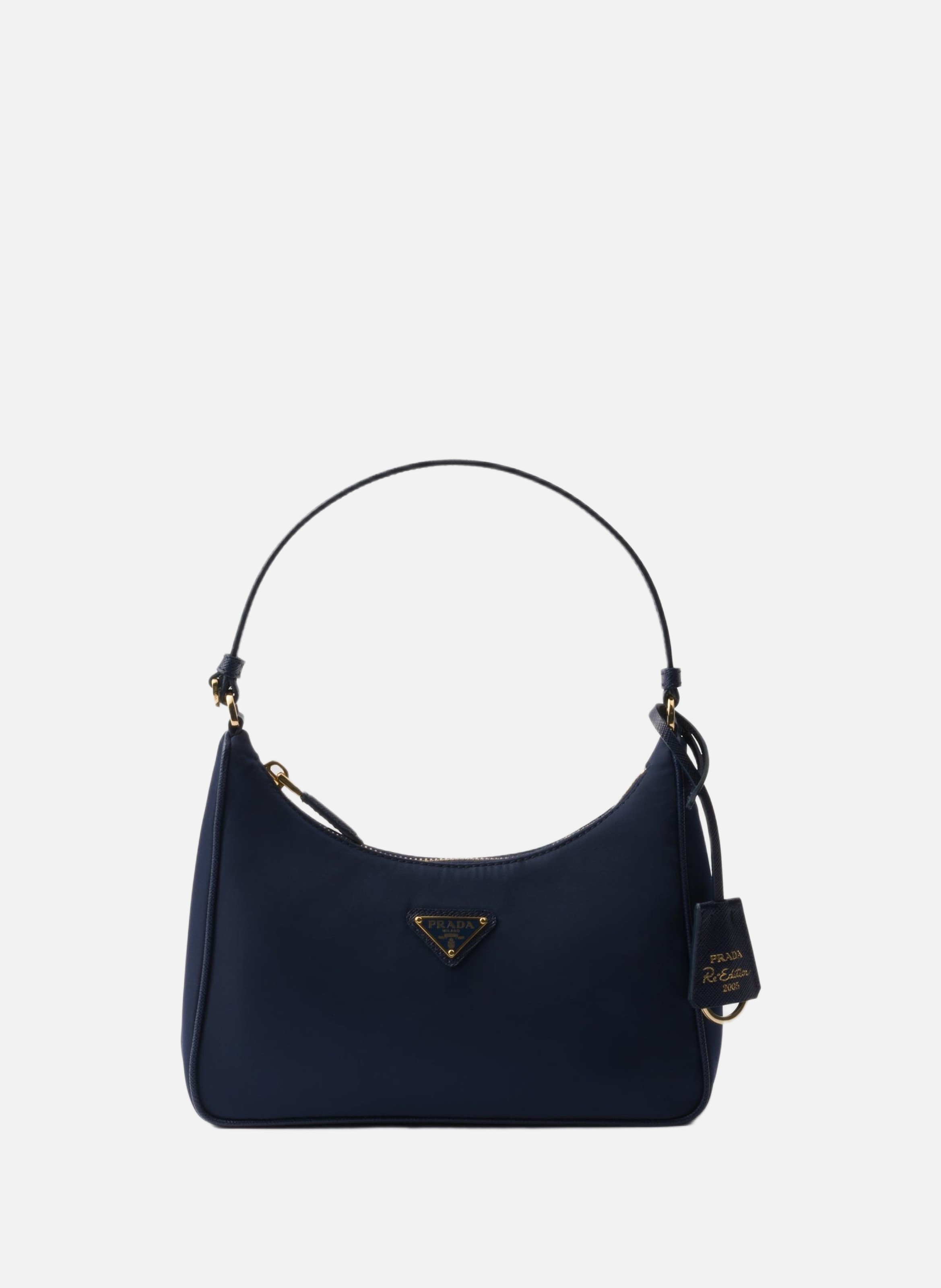 Mini sac prada re-edition 2005 en re-nylon PRADA Bleu