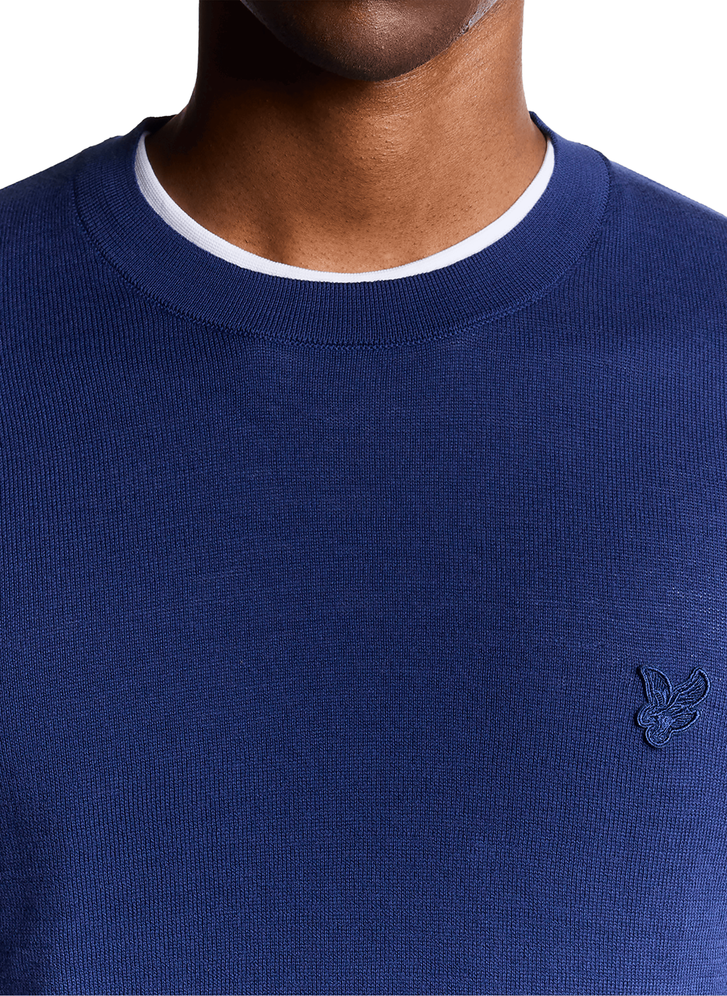 Pull en coton LYLE & SCOTT Bleu