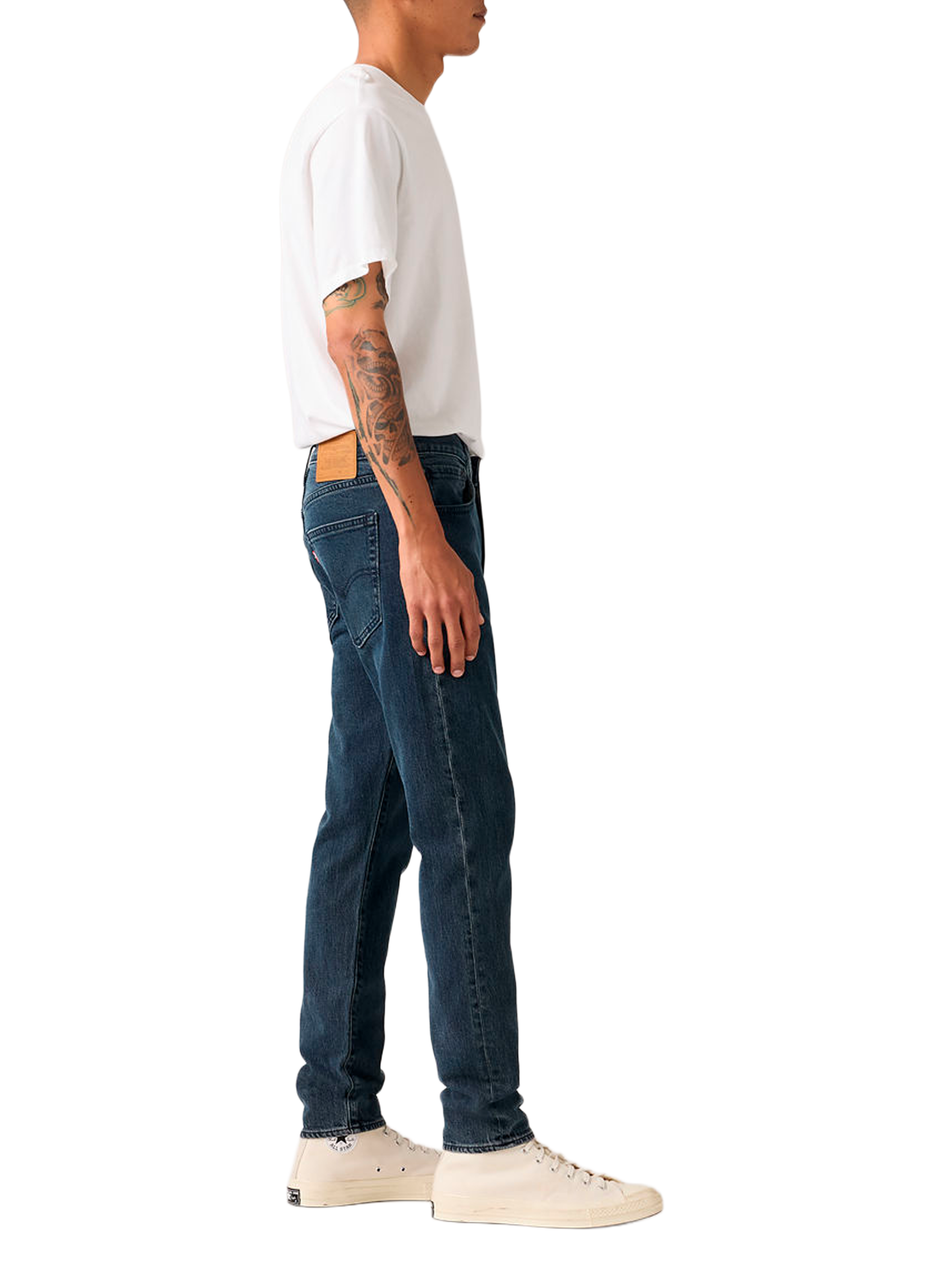 Slim jeans 512 Slim Taper in gemengd katoen LEVI'S Blauw