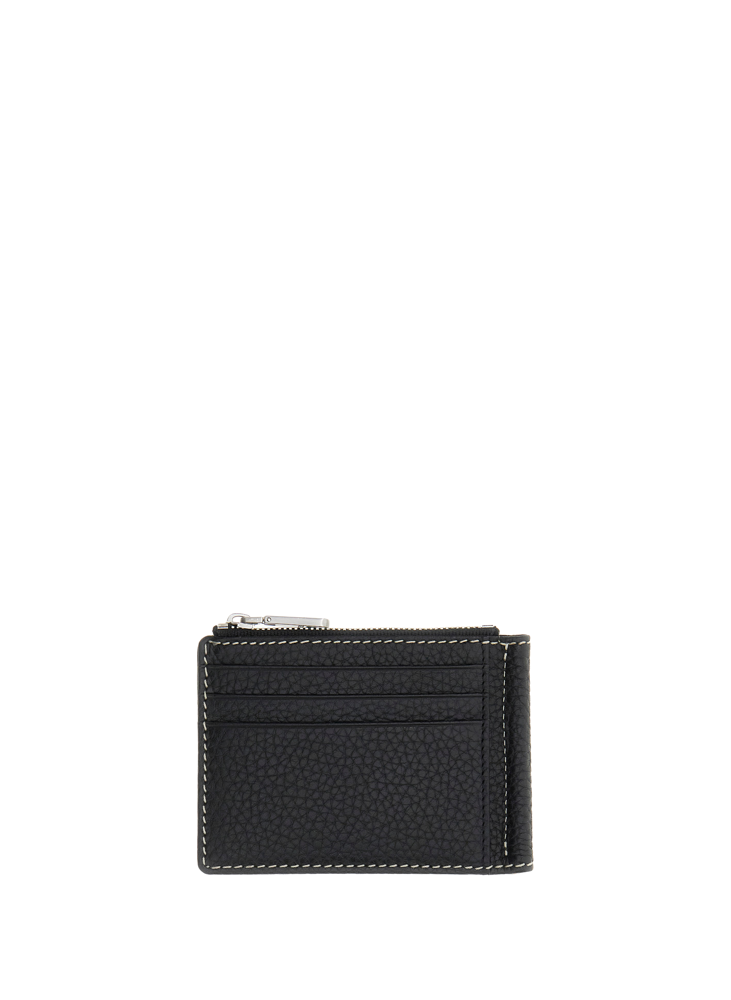 Boston cow leather card holder GUESS Black