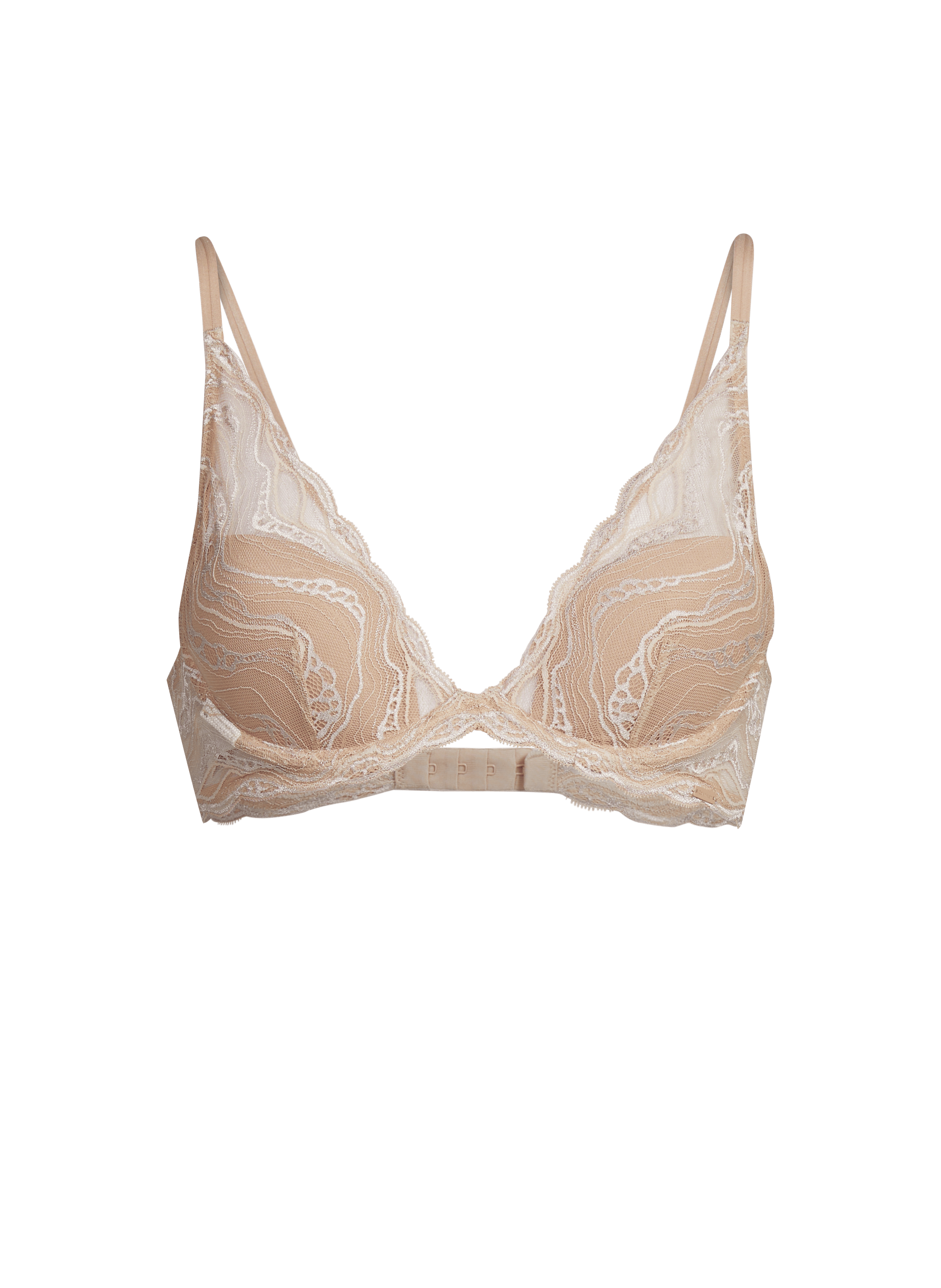 Soutien-gorge corbeille pigeonnant CALVIN KLEIN Beige