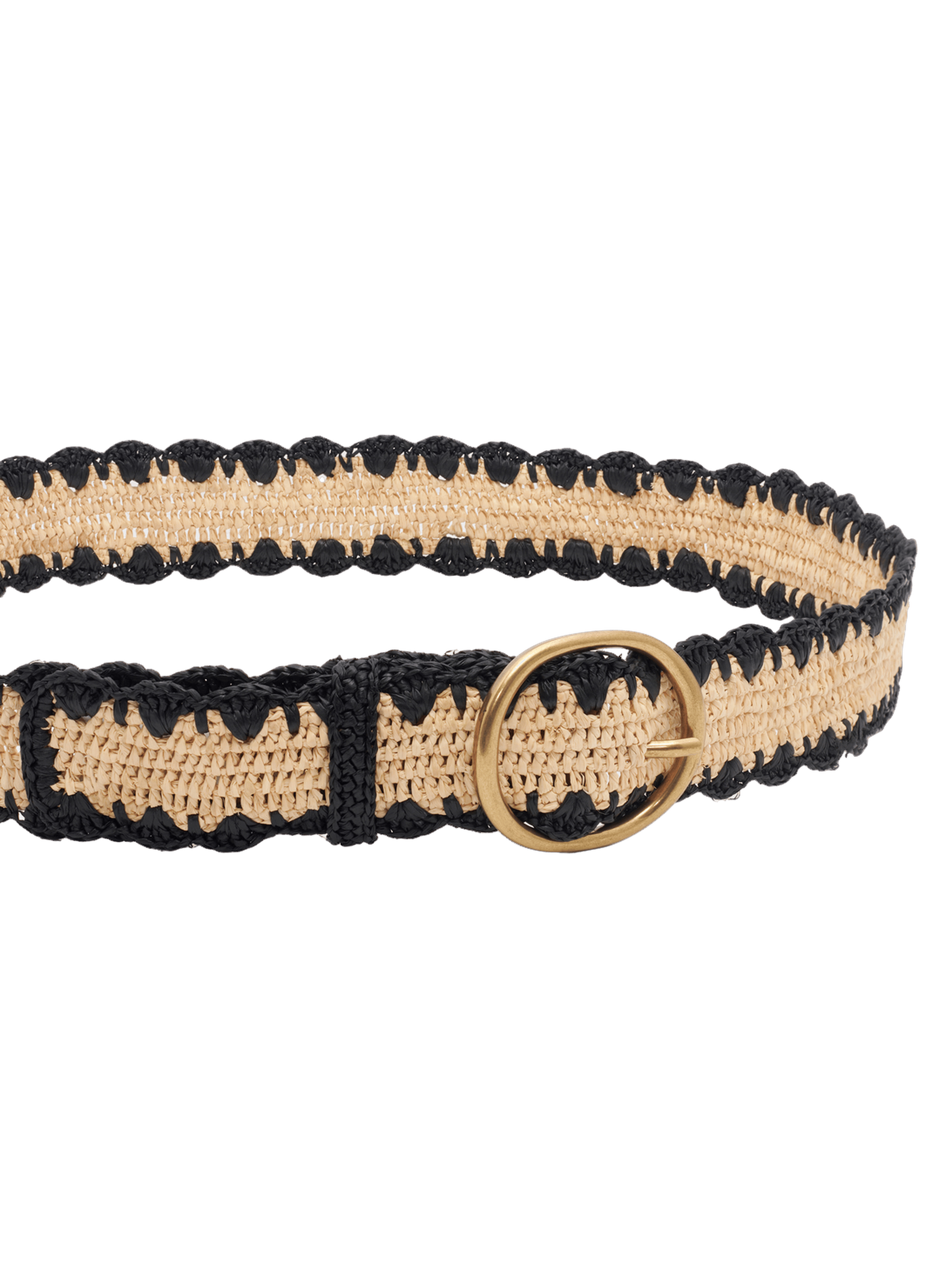 Ceinture en raphia - paloma GERARD DAREL Noir