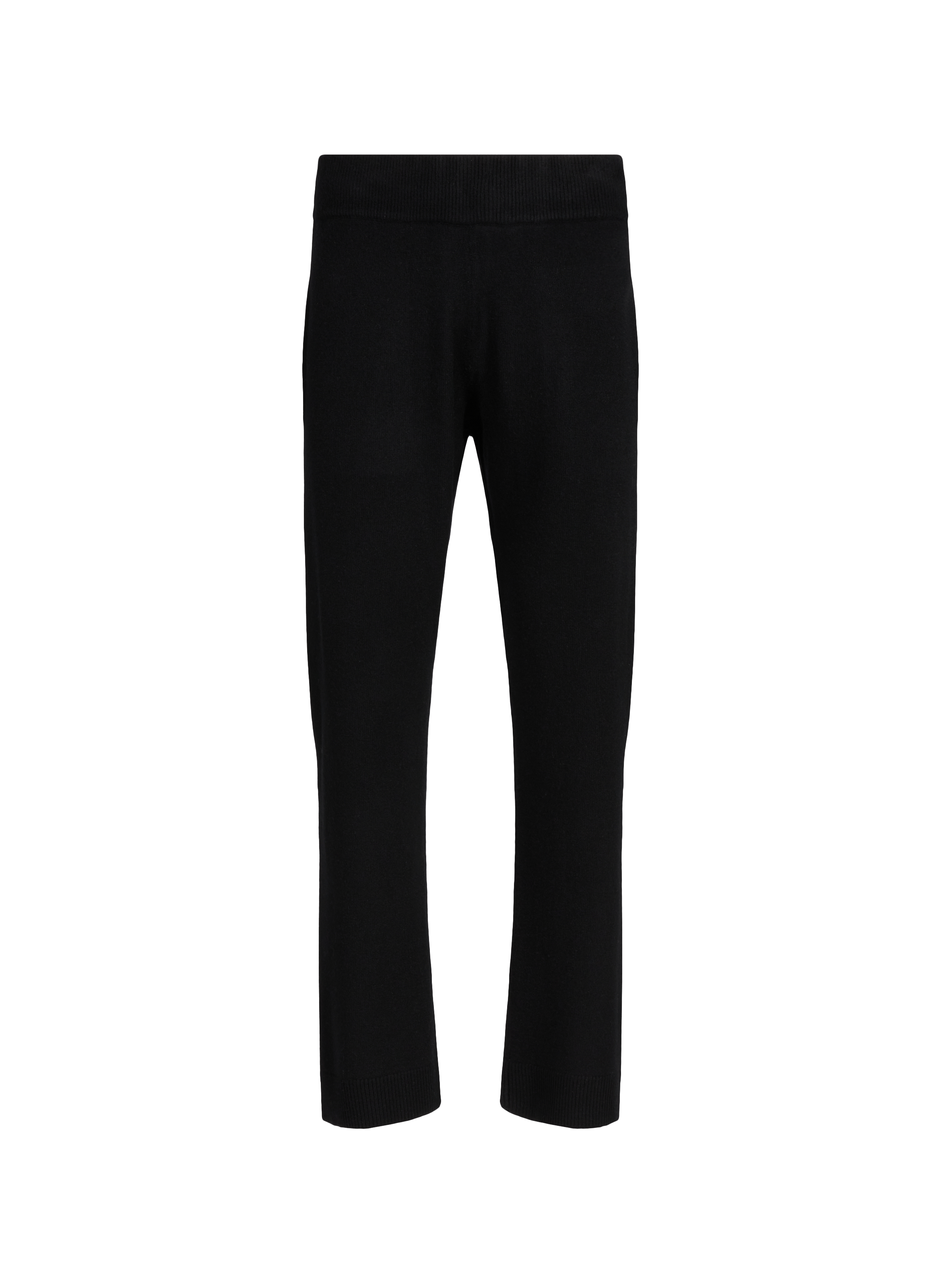Straight wool trousers in merino and cashmere ENTIRE STUDIOS Black