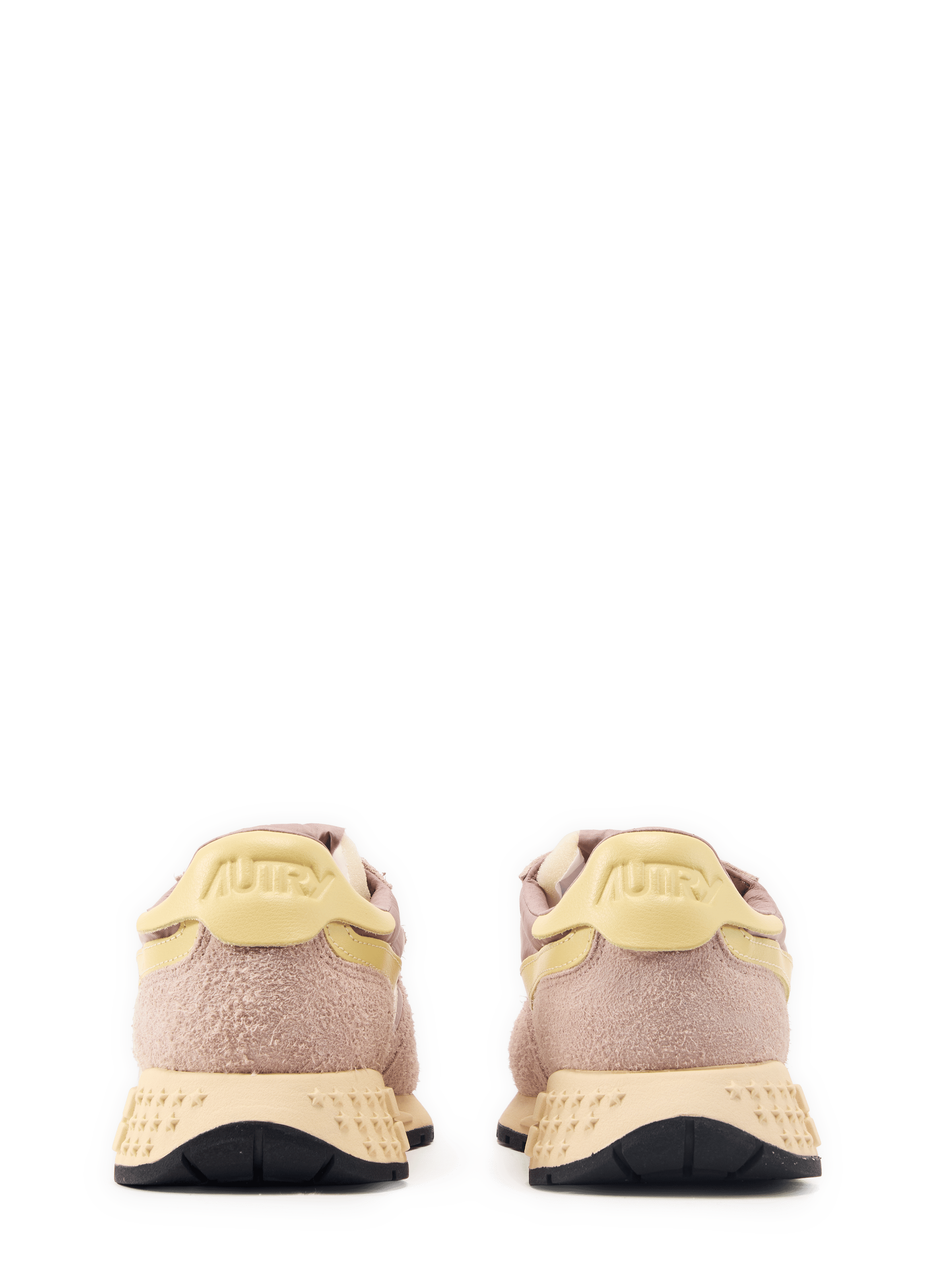 Baskets crantées en cuir mélangé AUTRY Multicolore