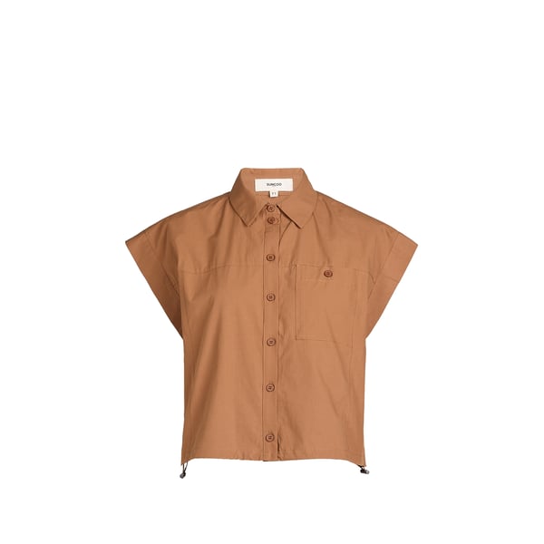 Chemise sans manches en coton Chemise sans manches en coton