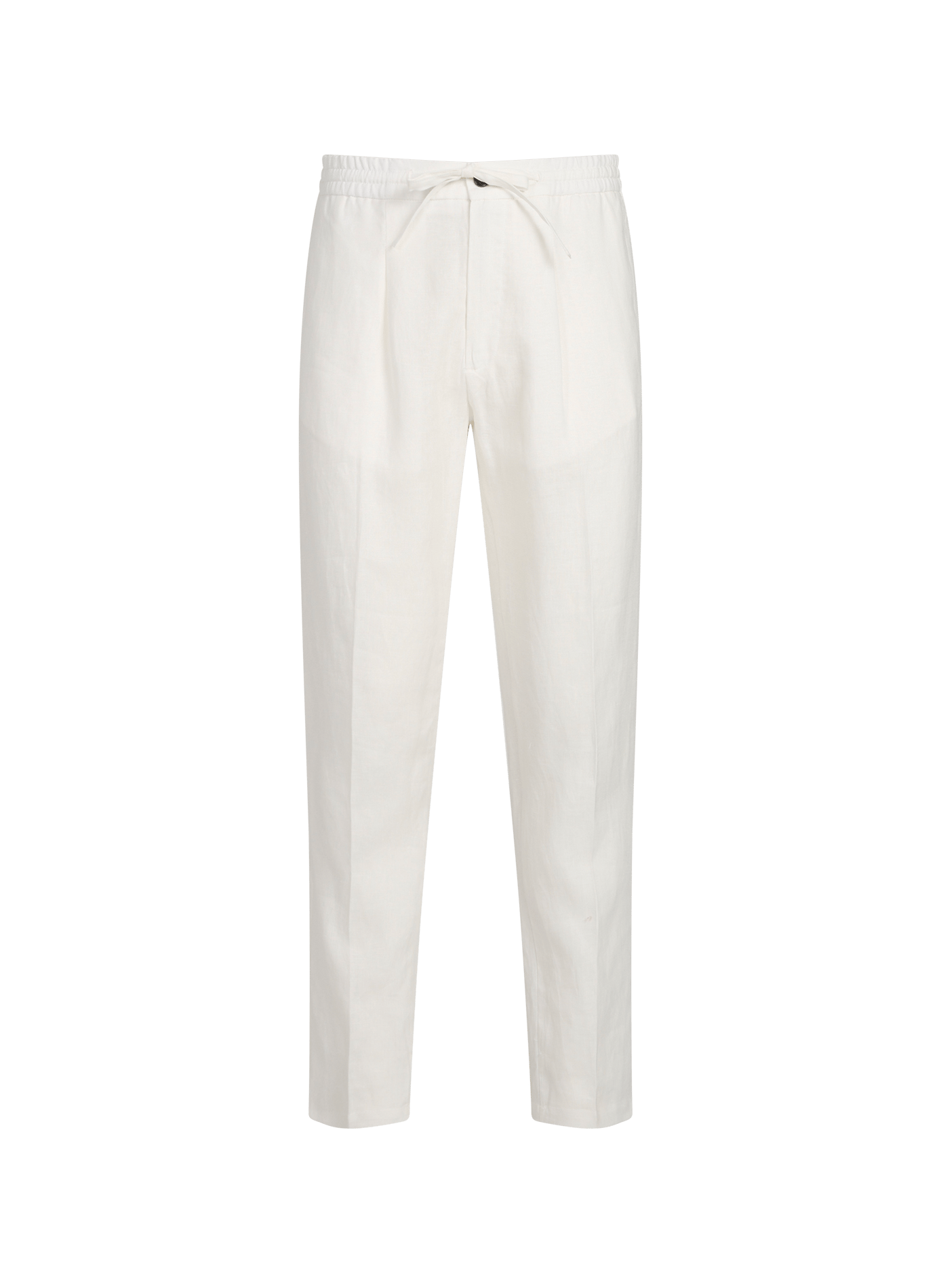Plain linen trousers AURELIEN Beige
