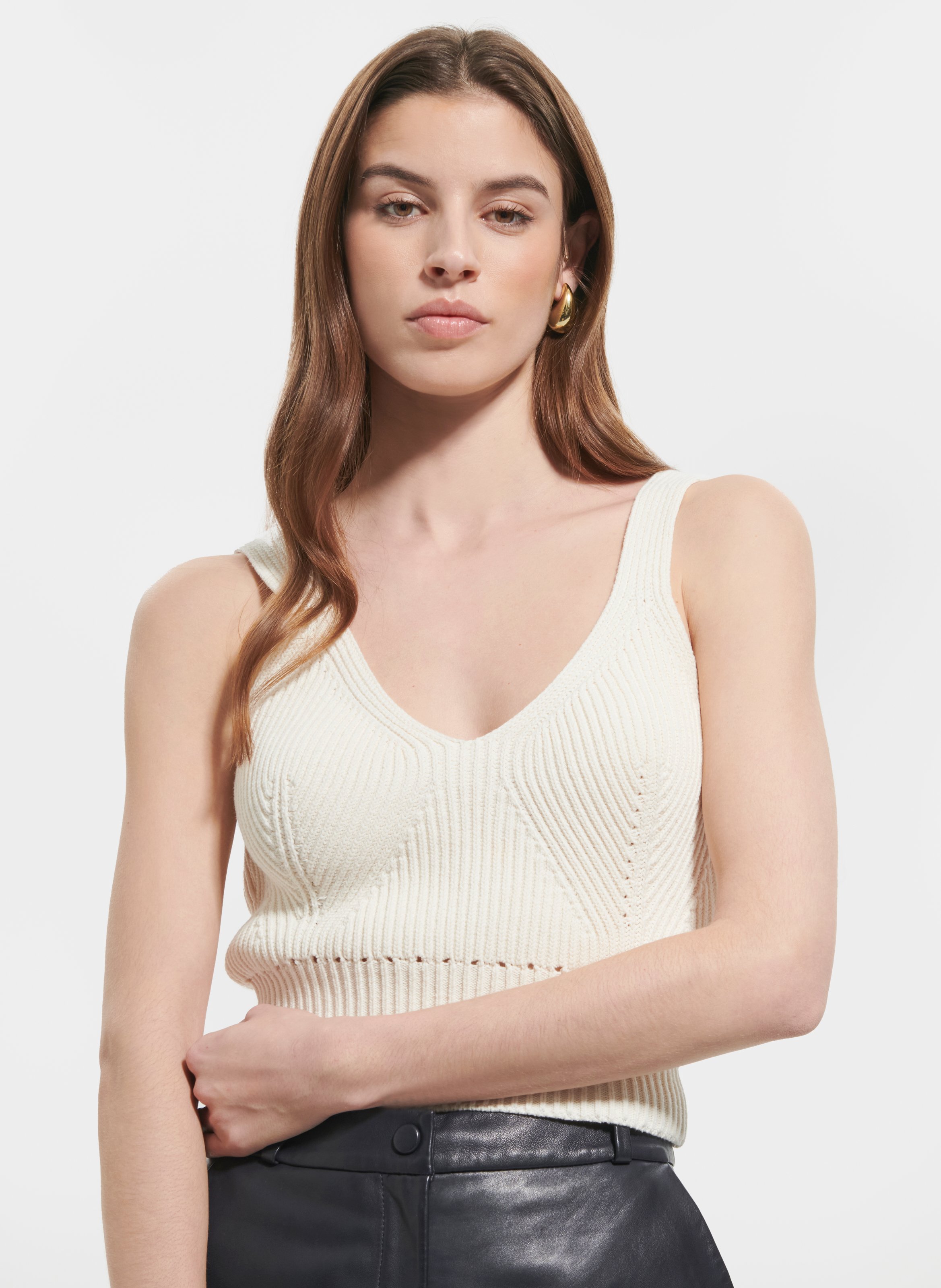 Pull  natura ZAPA Blanc