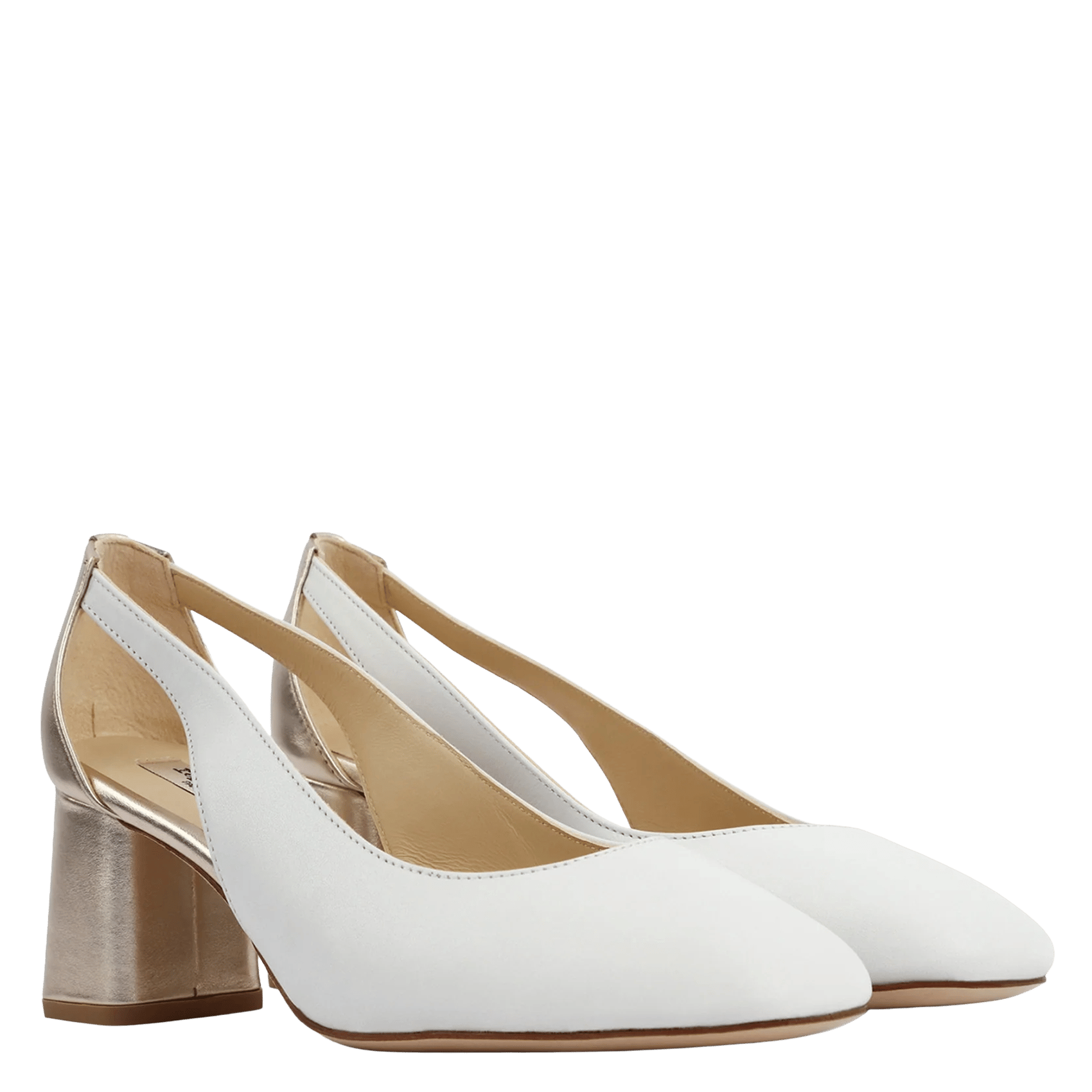 Escarpins en cuir REPETTO Blanc