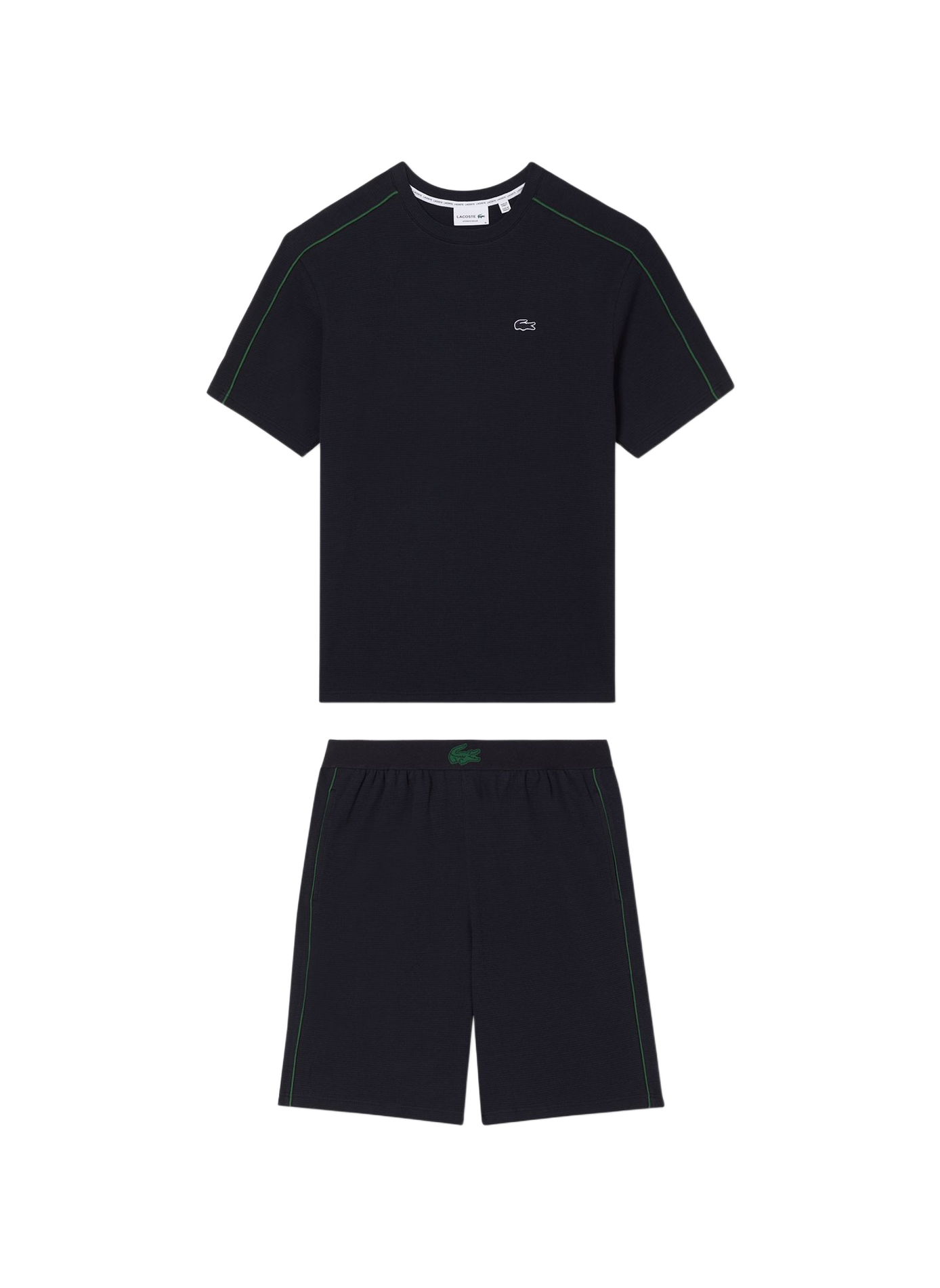 Ensemble de pyjama short en coton LACOSTE Bleu