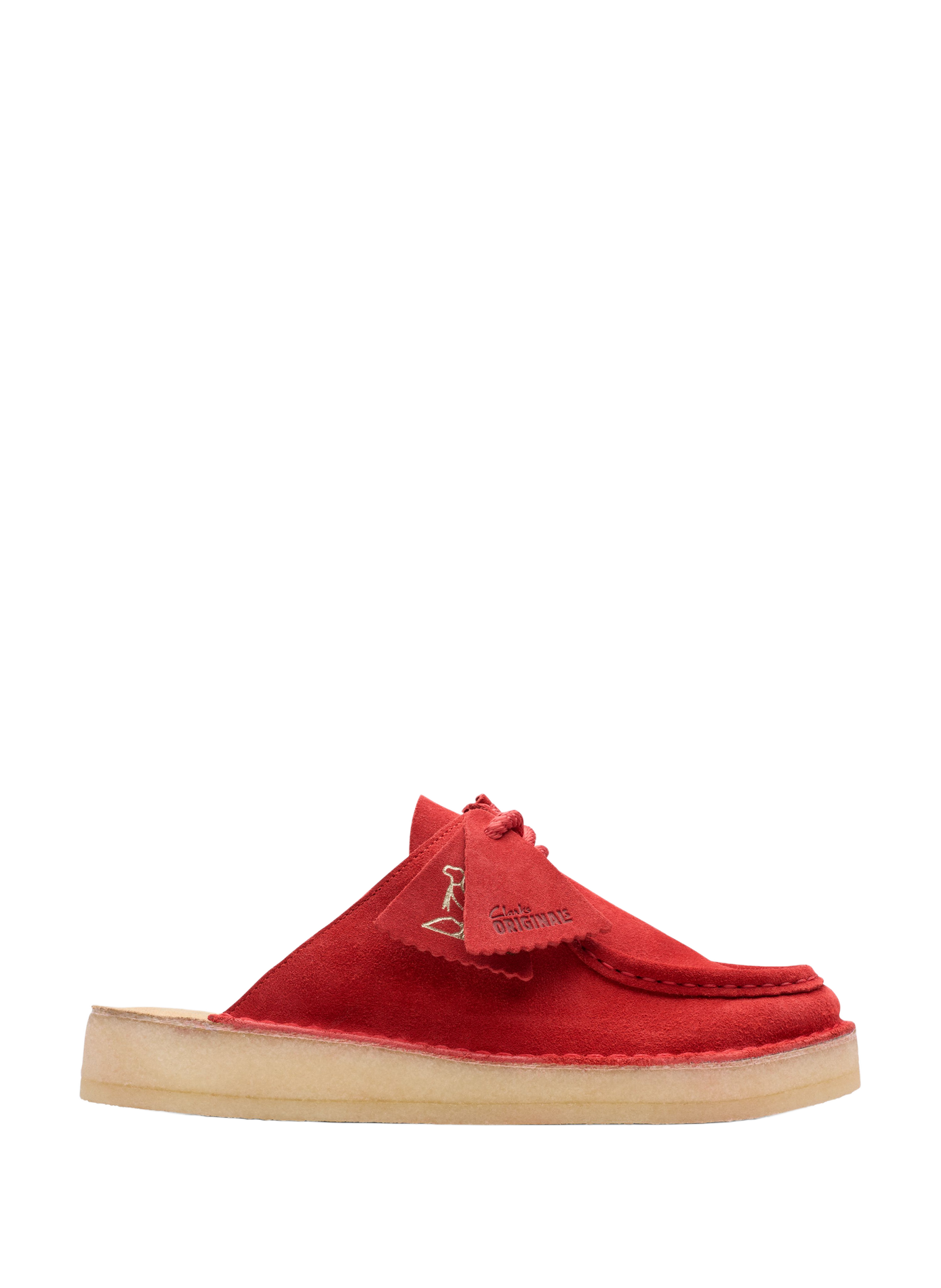 Mules DSRTNomad de ante gamuzado CLARKS Rojo