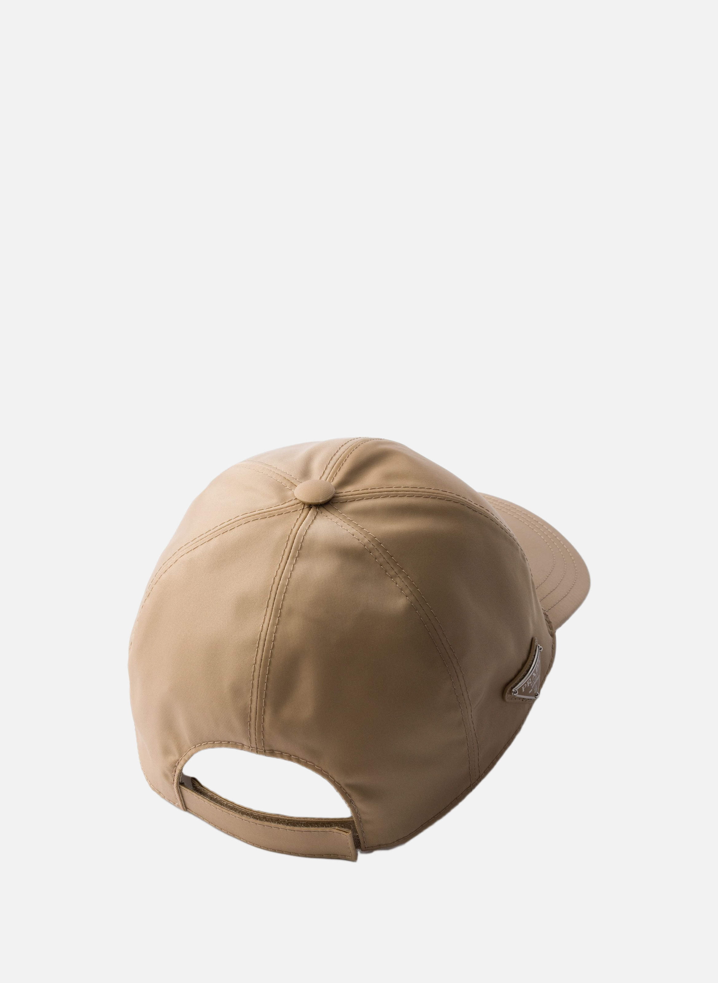 Casquette de baseball en re-nylon PRADA Marron