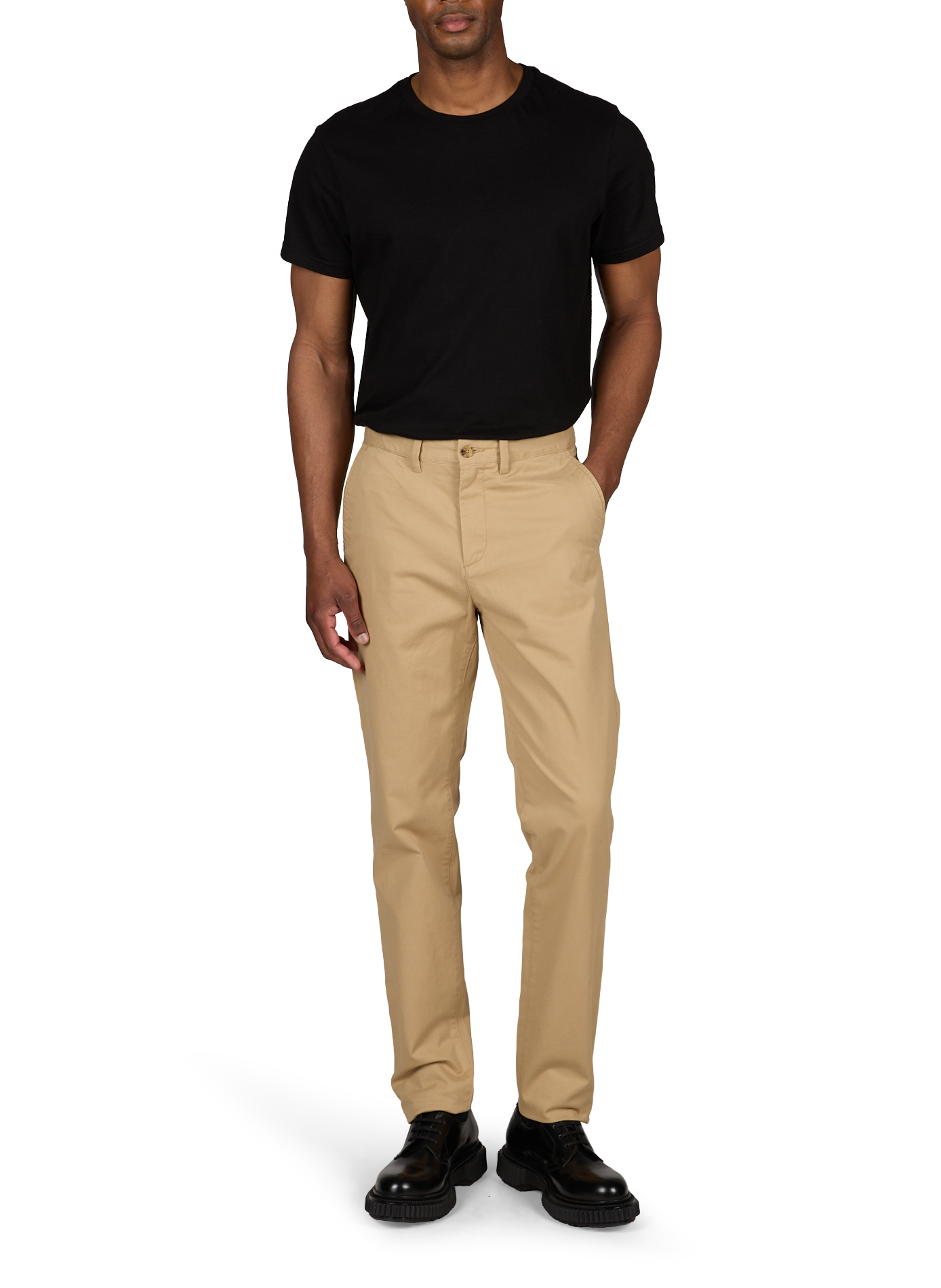 Gerade geschnittene Hose aus Baumwollmischung GANT Beige