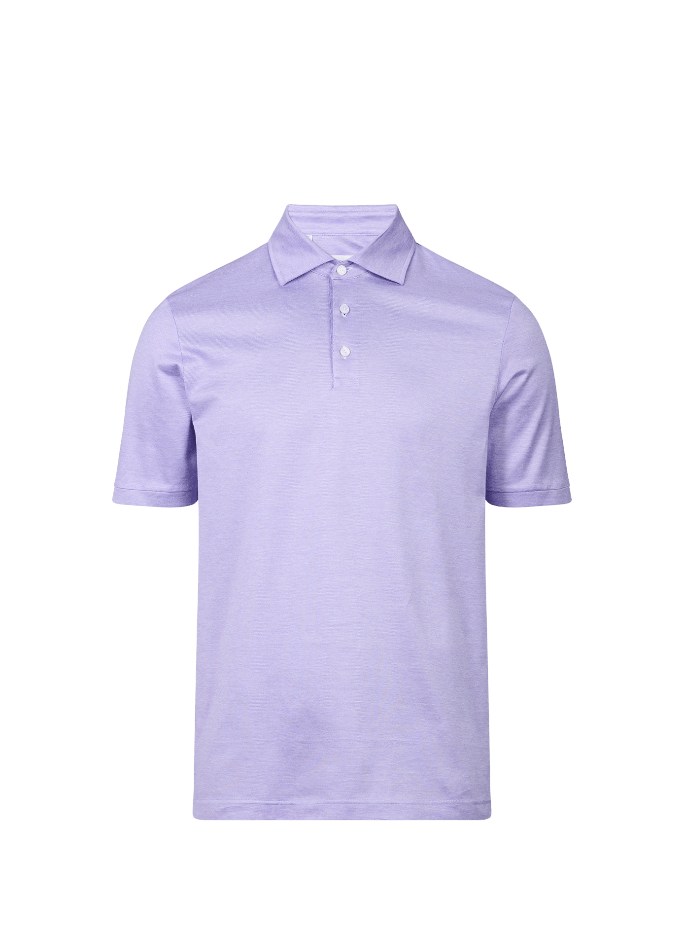 Katoenen poloshirt met korte mouwen ETON Paars