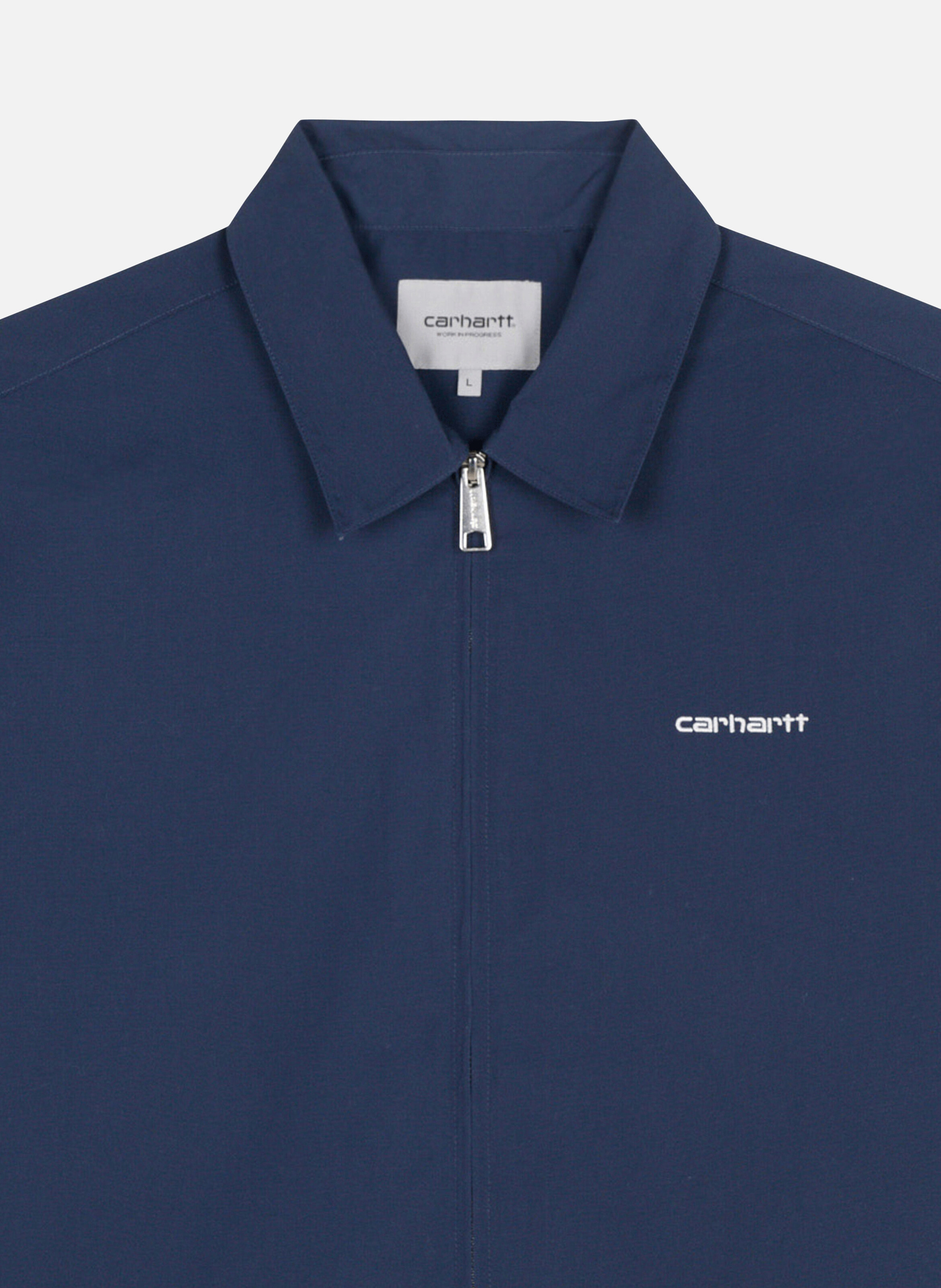 Chemise s/s postal zip shirt CARHARTT WIP Bleu