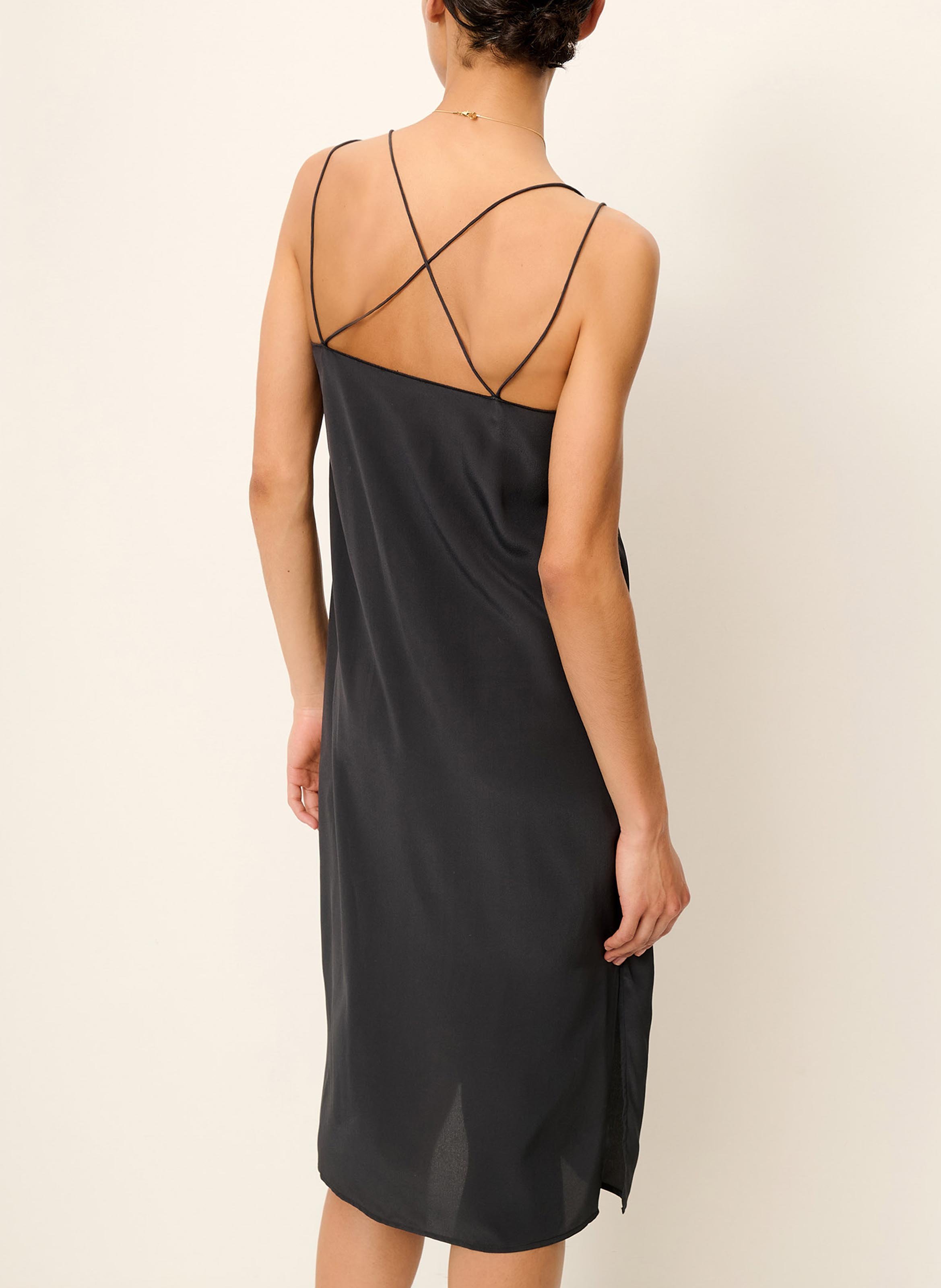 Robe midi à fines bretelles aimorea SESSUN Vert