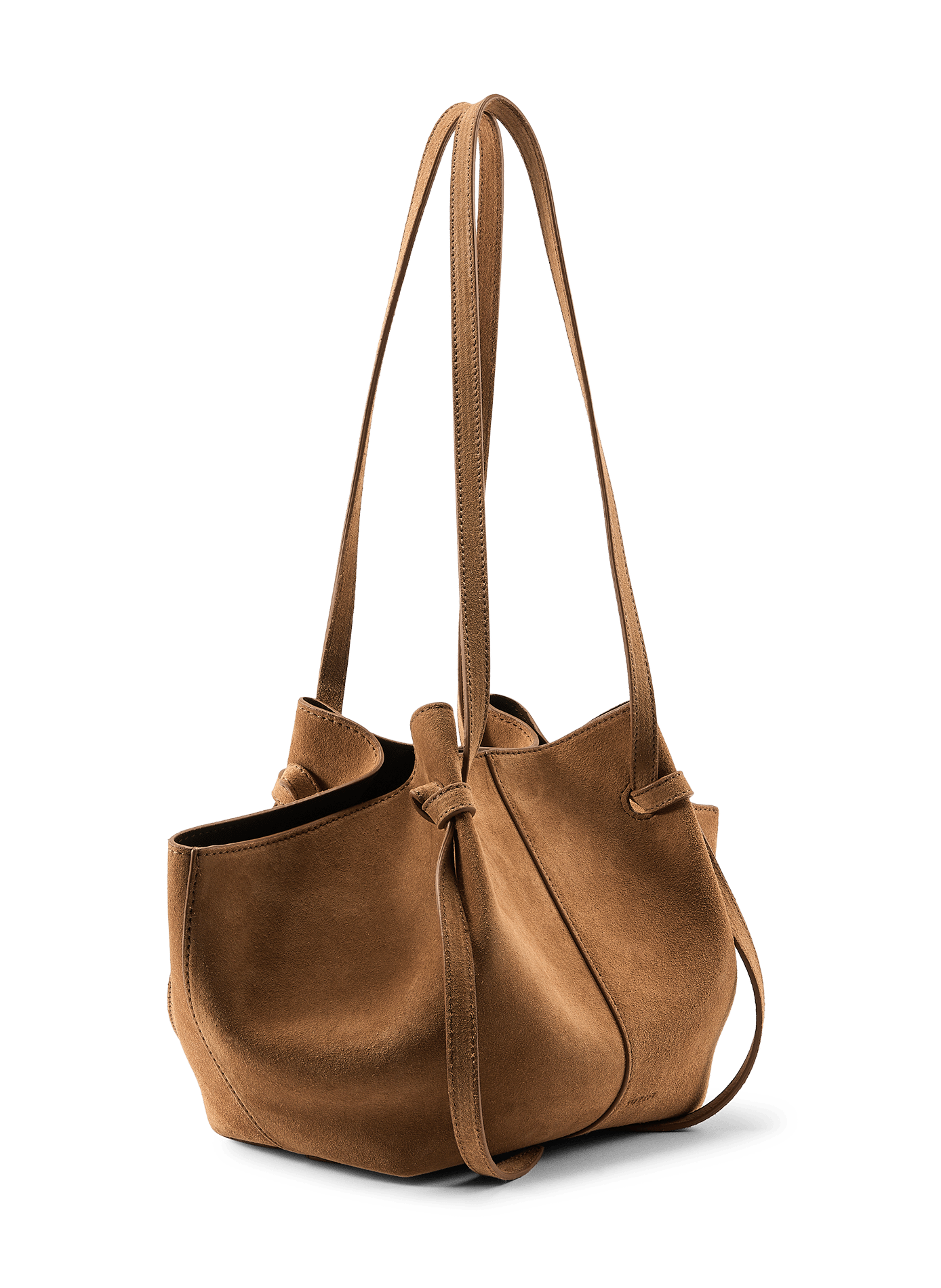 Leather baguette bag YUZEFI Pink