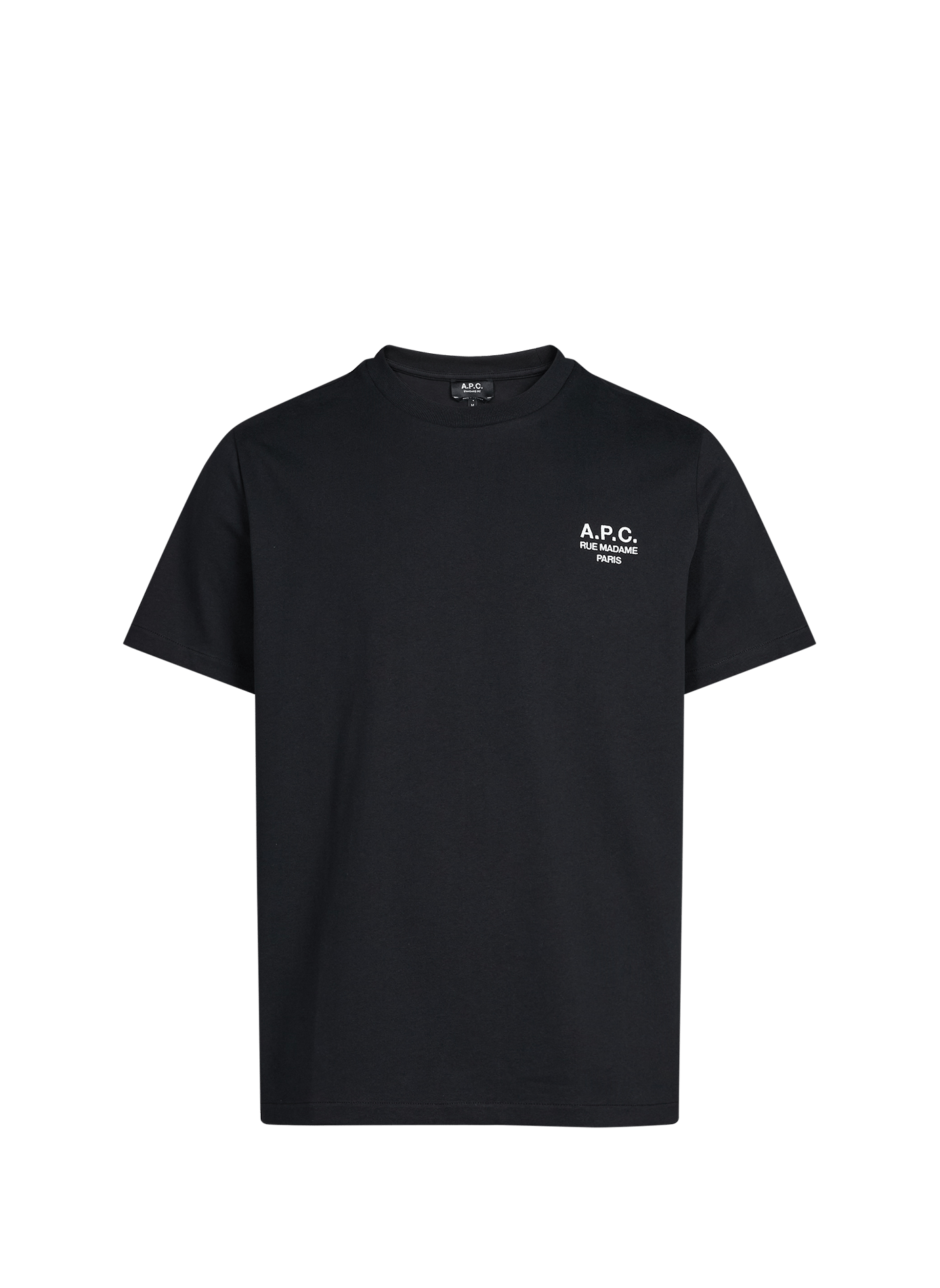 Baumwoll-T-Shirt A.P.C. Schwarz