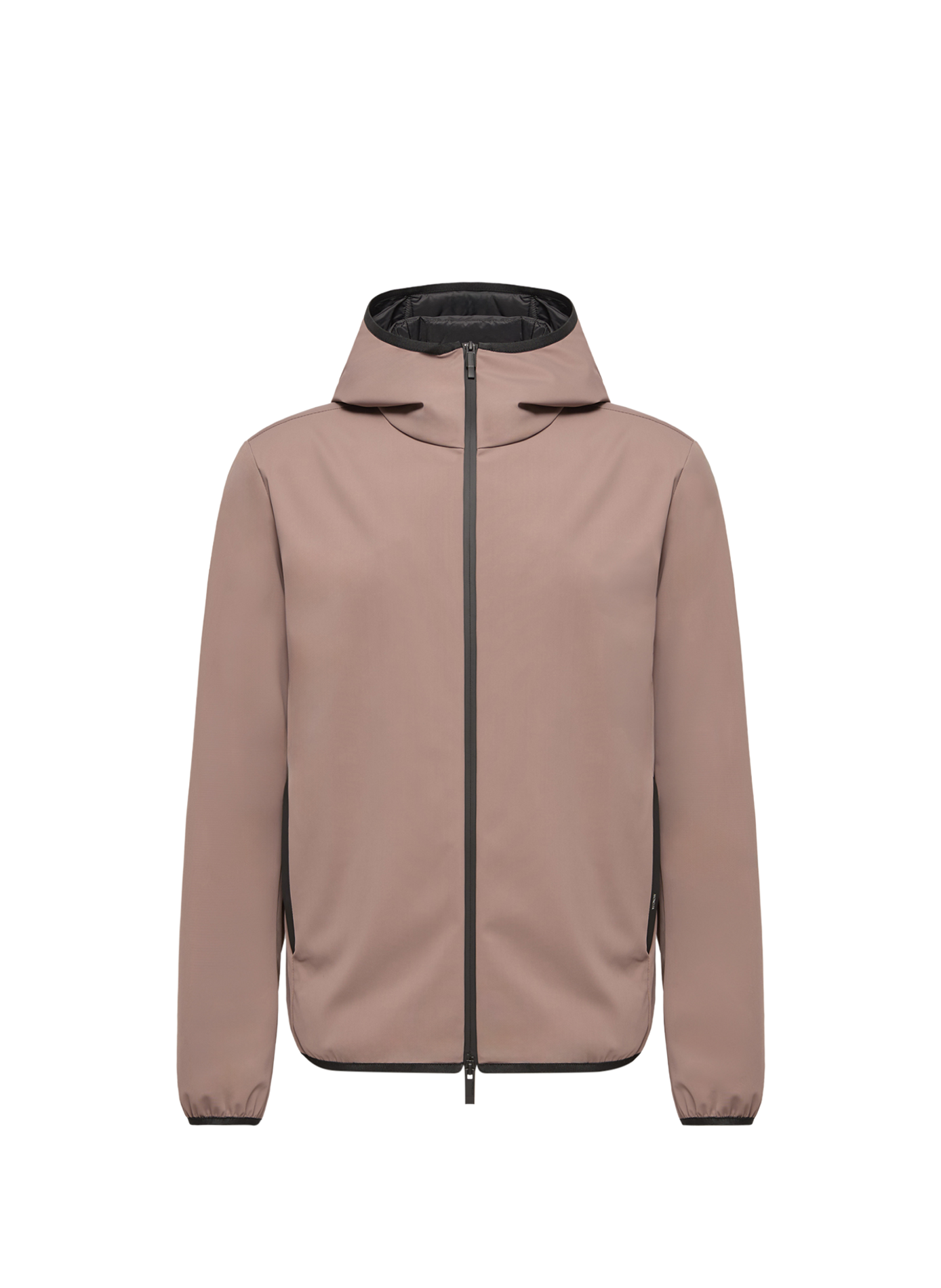 Piumino con cappuccio Ciampolin con orlo elasticizzato MONCLER Beige