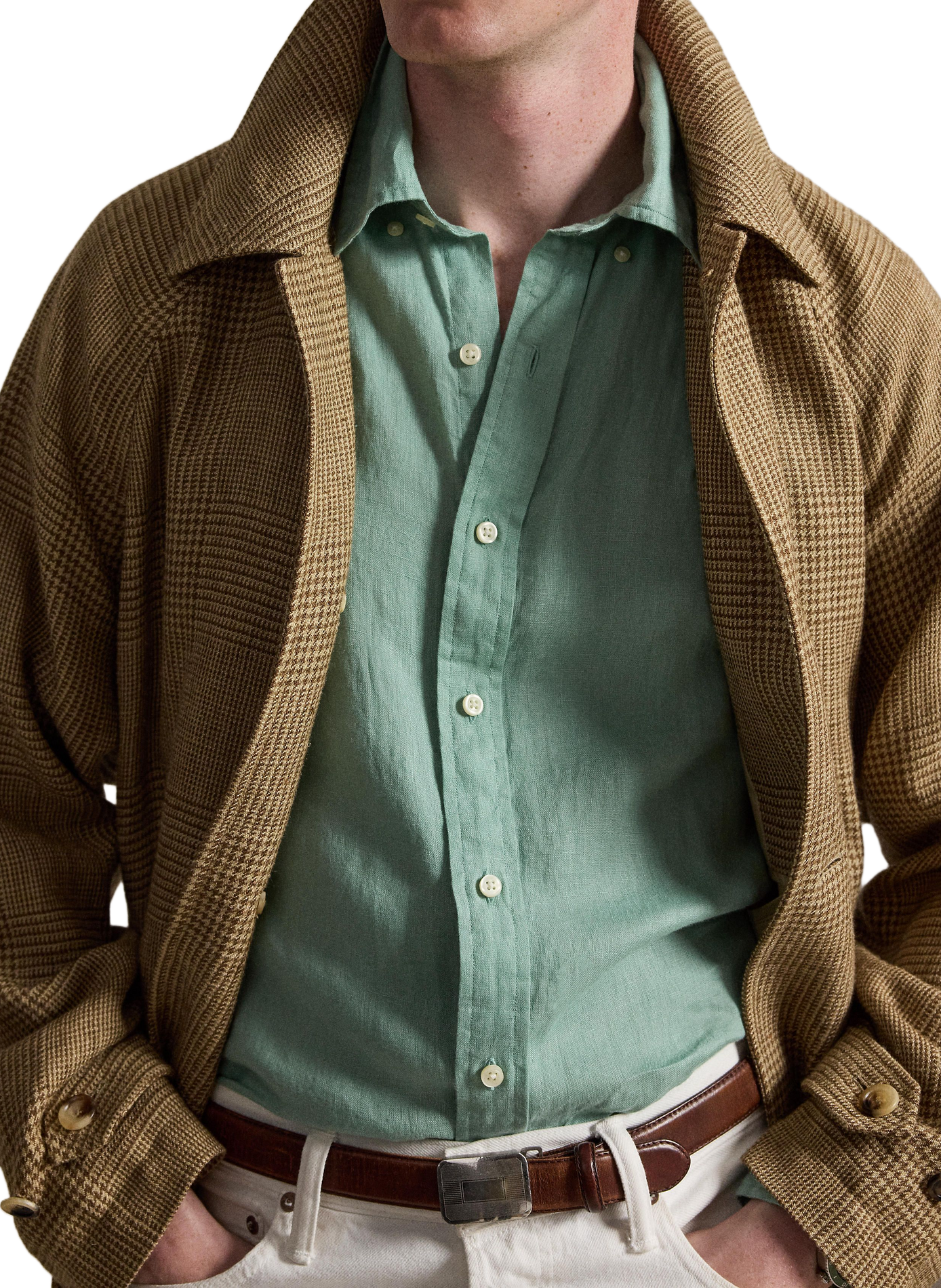 Linen shirt POLO RALPH LAUREN Blue