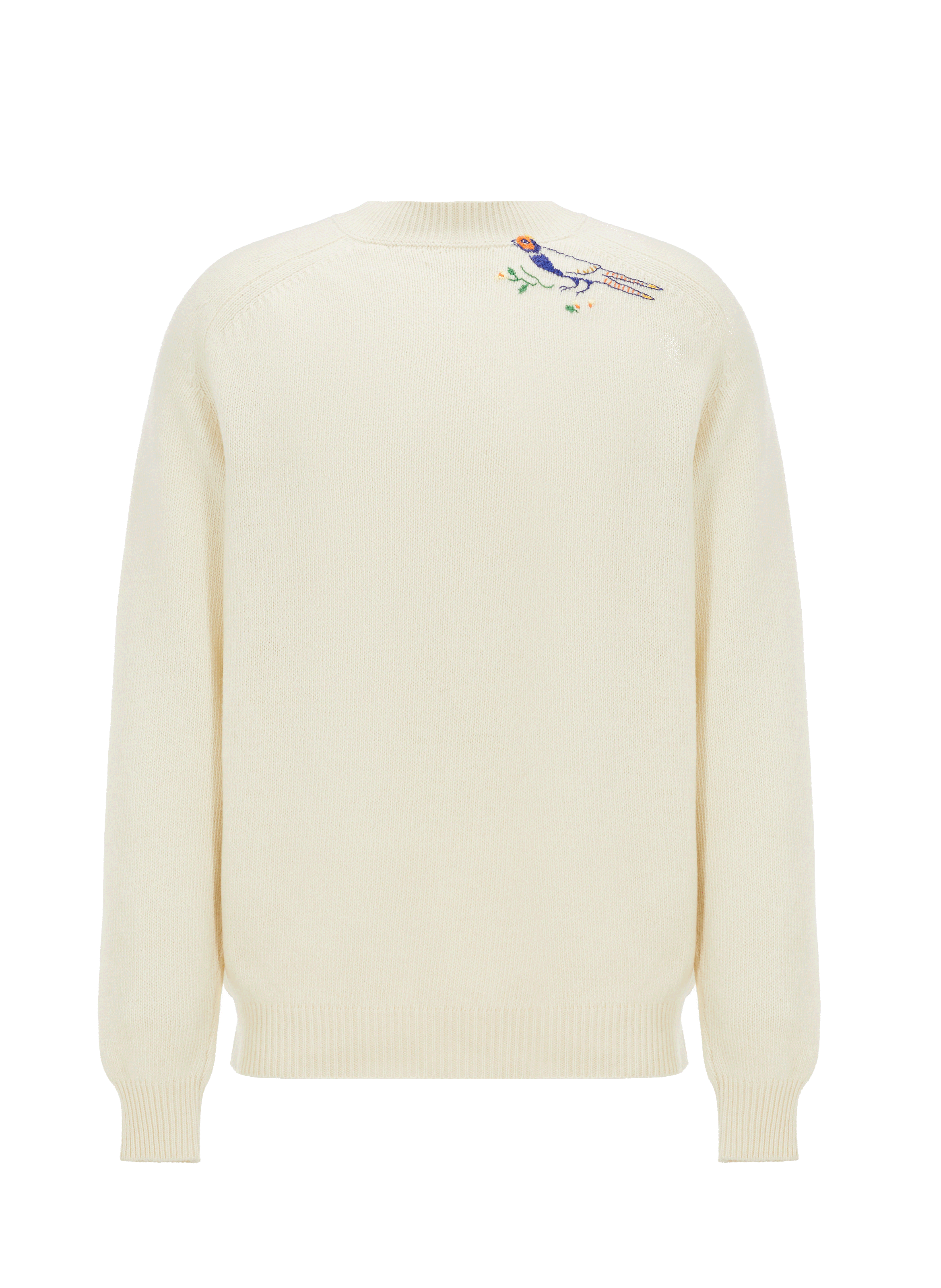 Pull brodé en laine