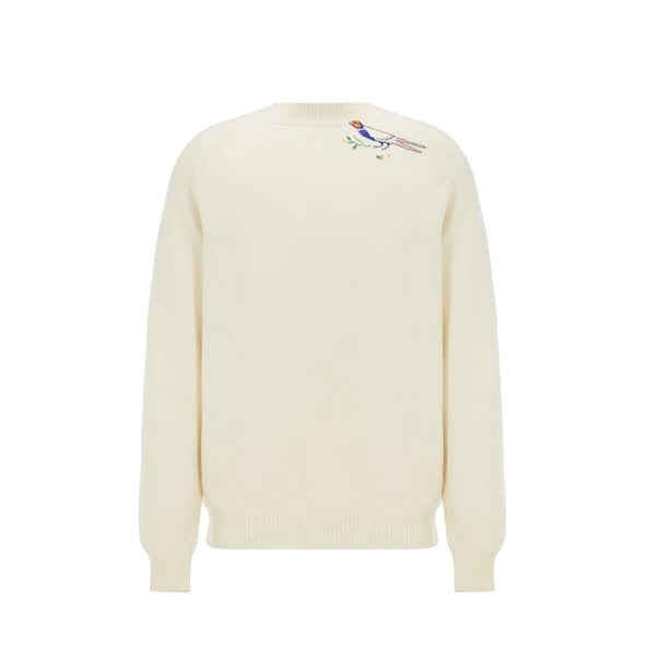 Pull brodé en laine