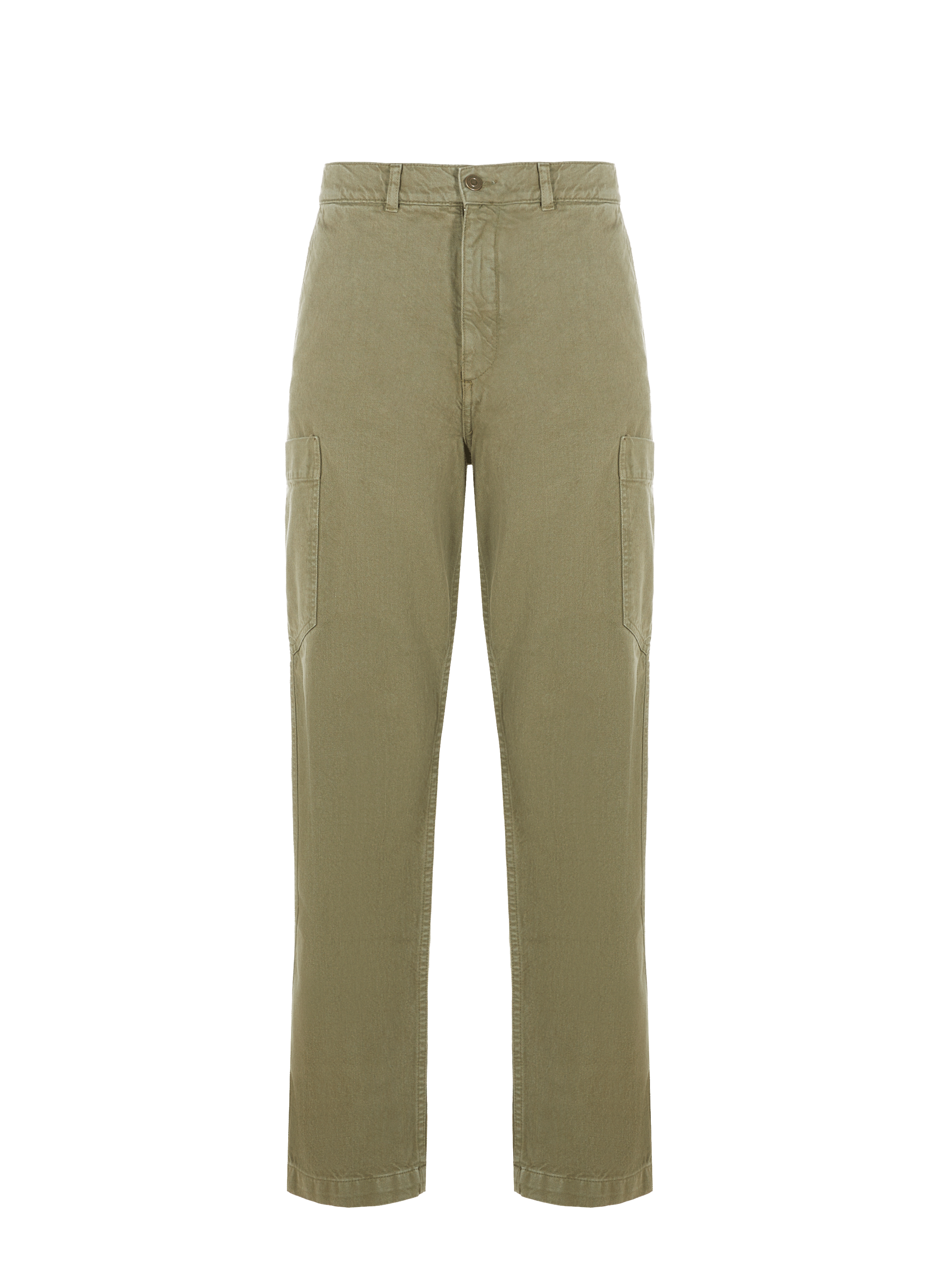 Pantalon cargo en coton SAISON 1865 Vert