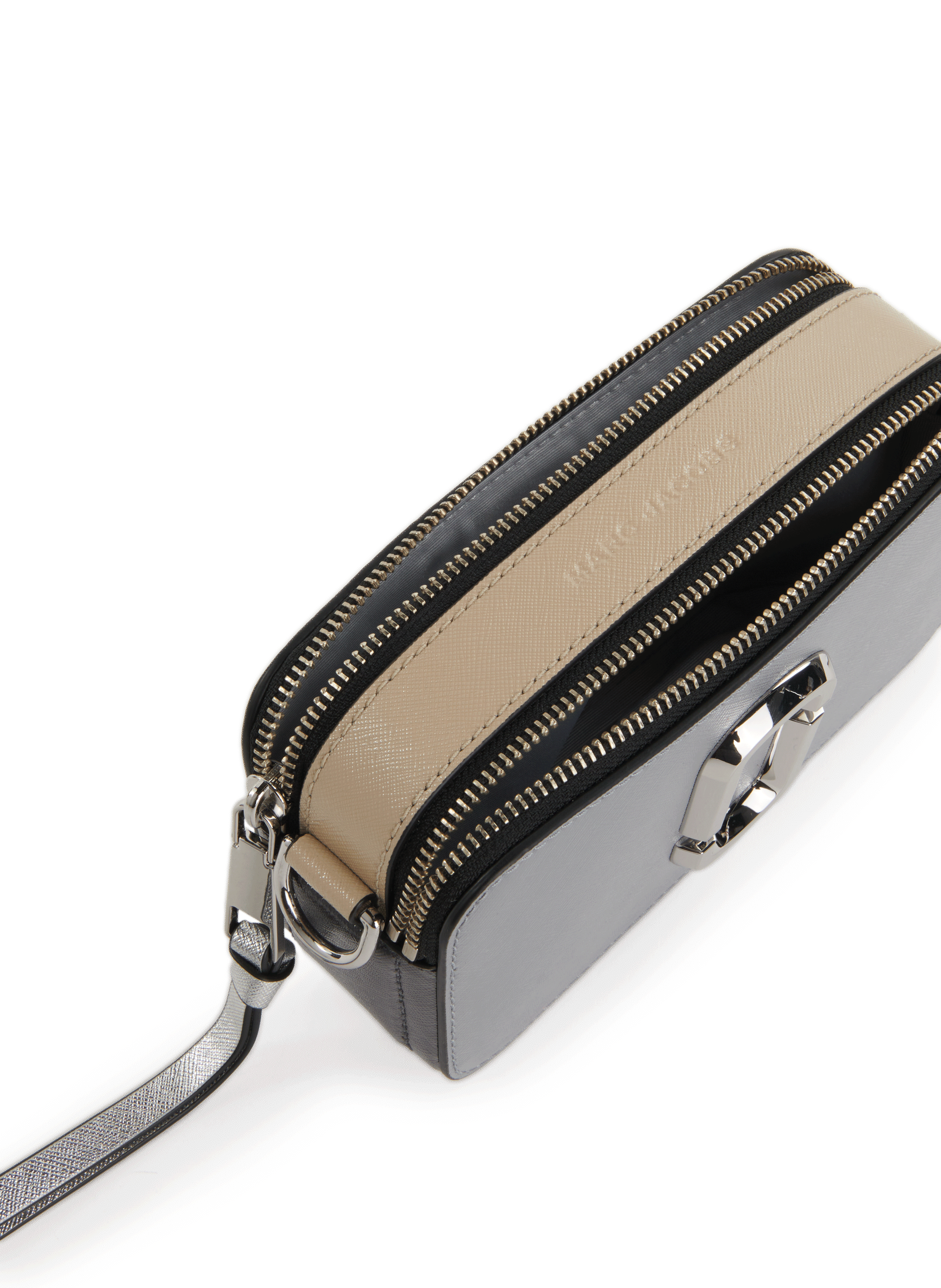 Sac The Snapshot en cuir MARC JACOBS Gris