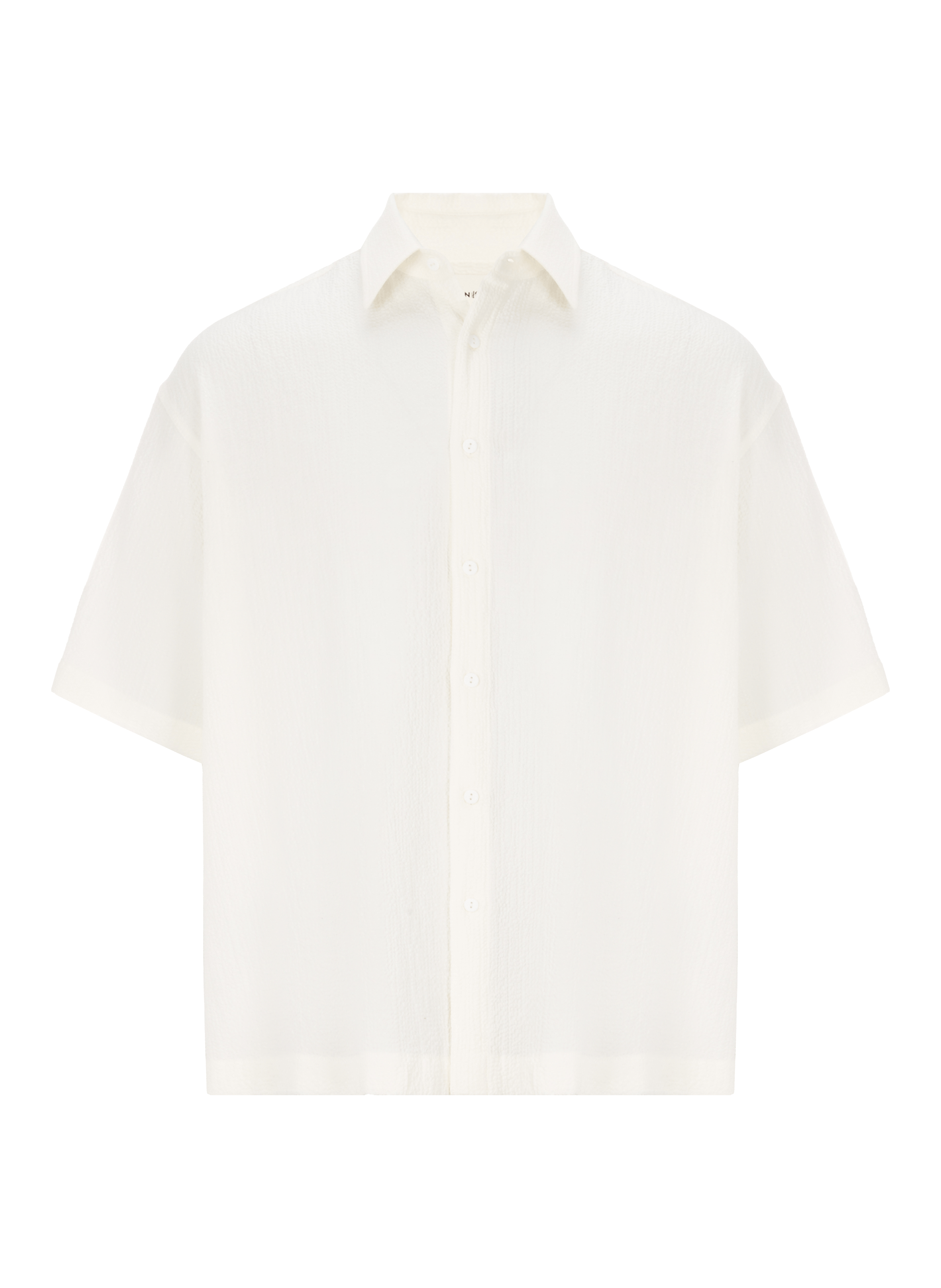 Chemise en coton texturé  SAISON 1865 Beige