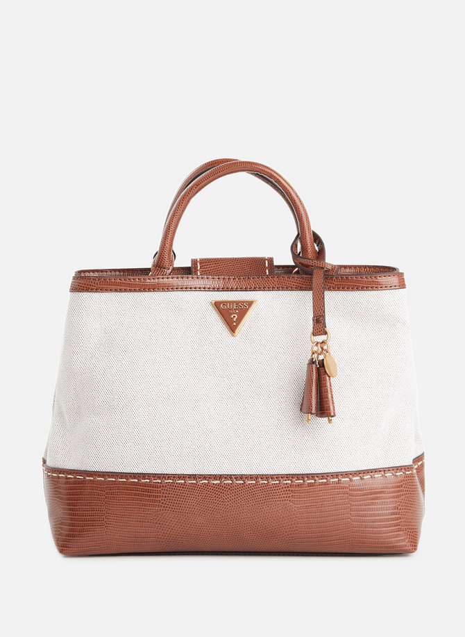 GUESS bi-material handbag